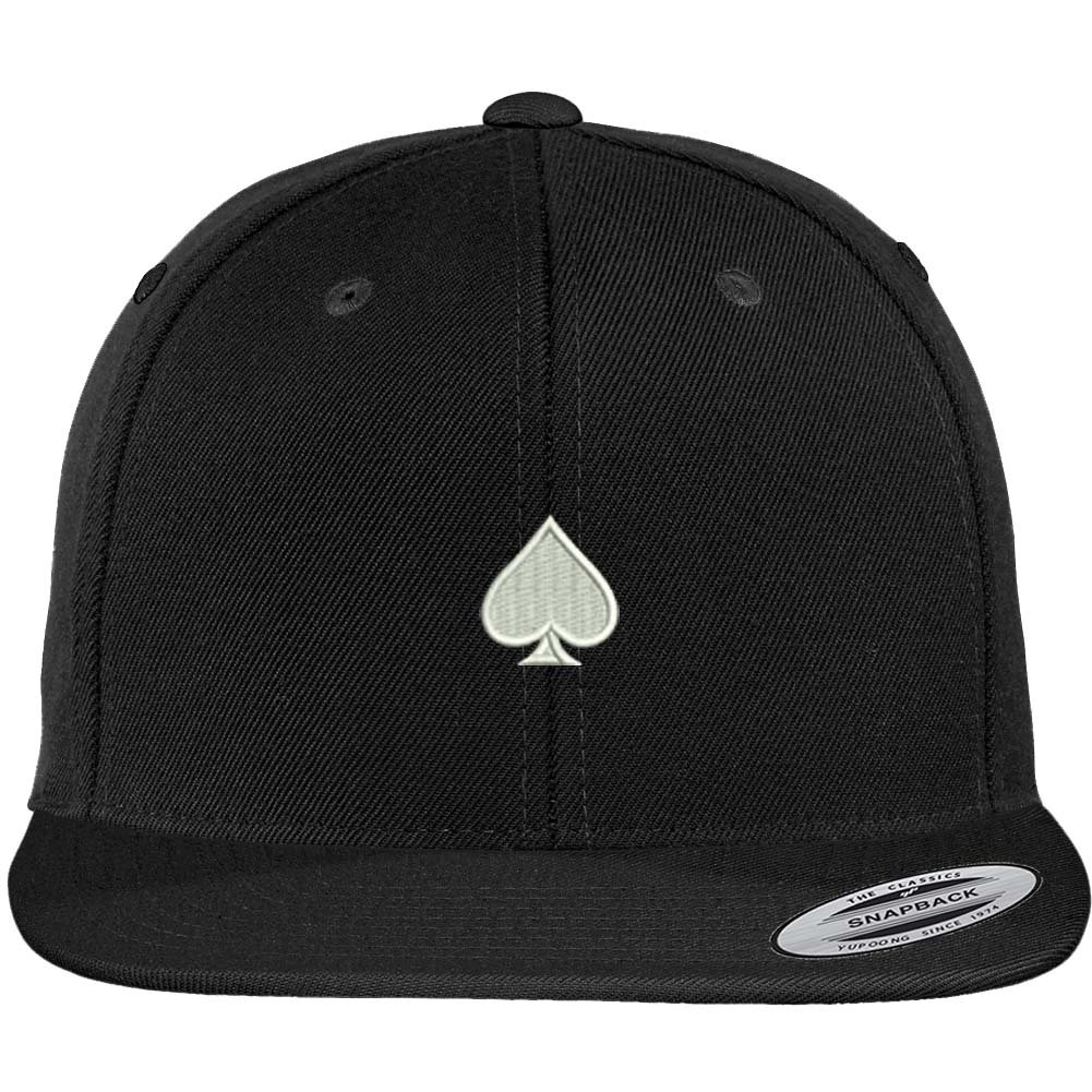 Trendy Apparel Shop Flexfit Ace of Space Embroidered Snapback Cap - Stylish Adjustable Baseball Hat for Men & Women - Perfect for Streetwear, Hip Hop Fashion and Outdoor Activities