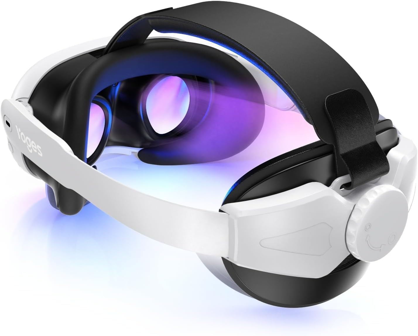 YOGES Comfort Head Strap for Meta Quest 3S & Quest 3 - Adjustable Lightweight VR Headset Accessory, Elite Strap Replacement for Extended Gaming & Virtual Reality Experiences