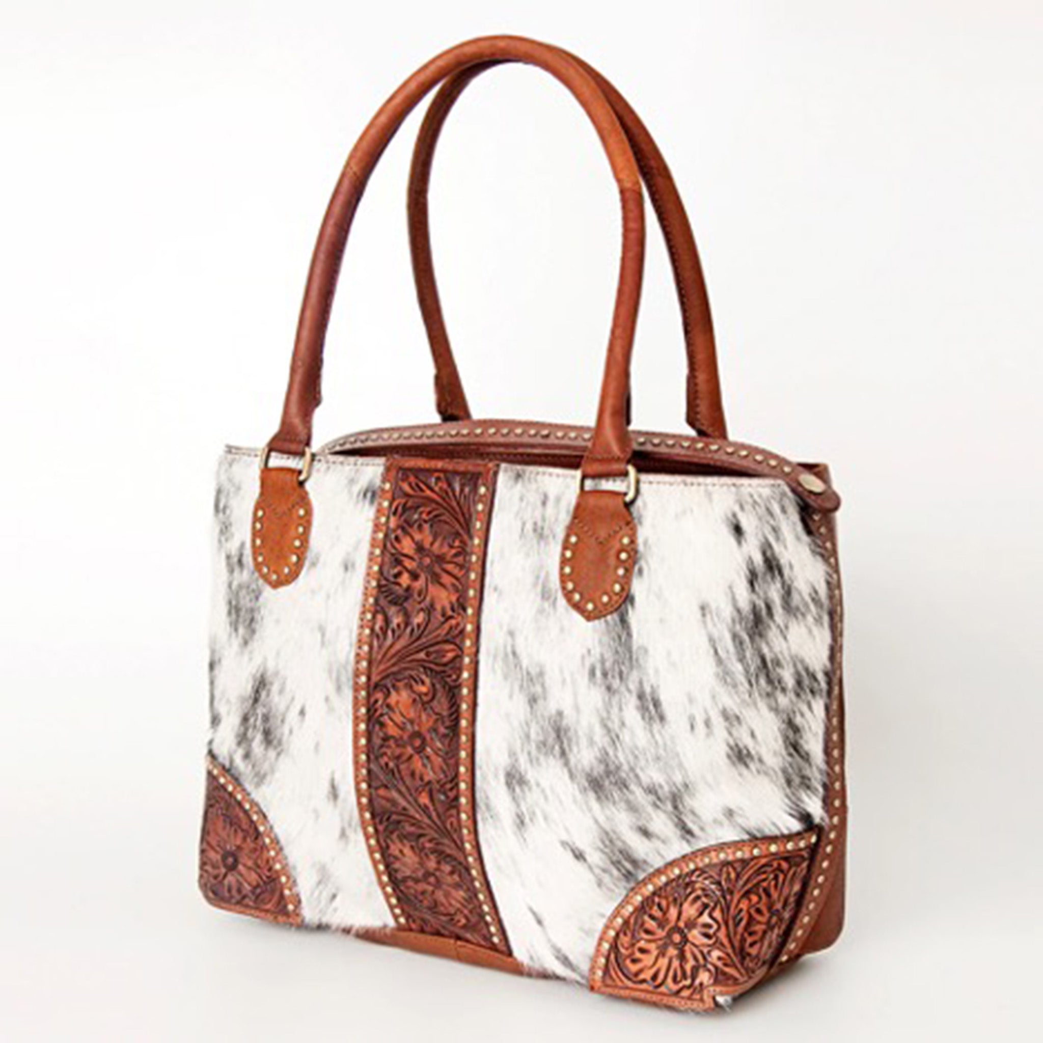 American Darling Genuine Leather Hide Purse - Stylish & Durable Women's Handbag for Everyday Use, Work, and Special Occasions