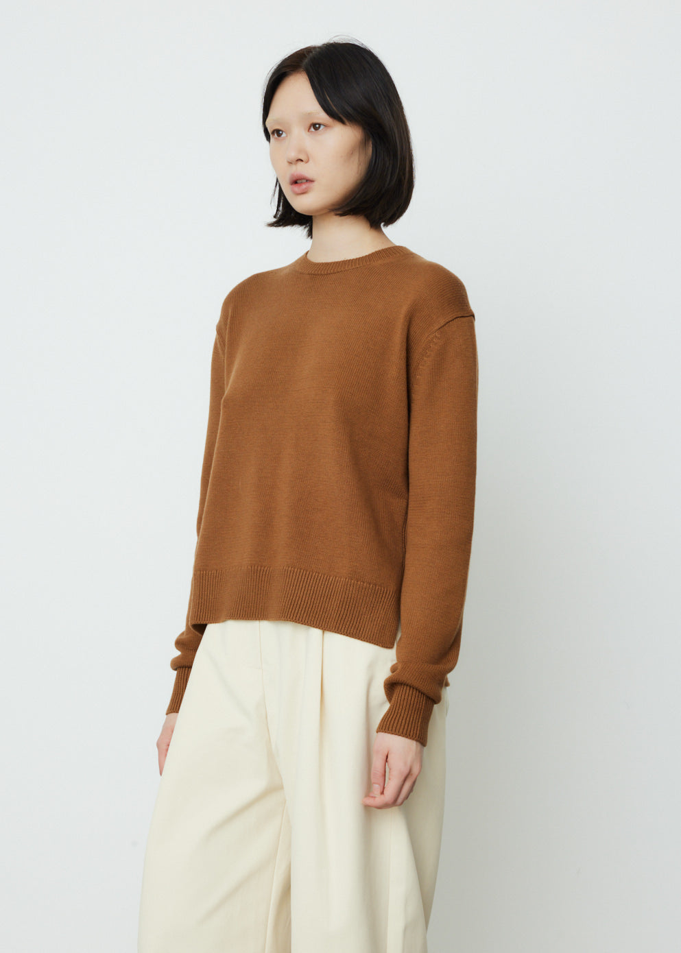 5Gg Merino Cotton Crewneck Sweater for Men & Women - Soft Warm Winter Pullover - Perfect for Casual Wear, Office & Outdoor Activities