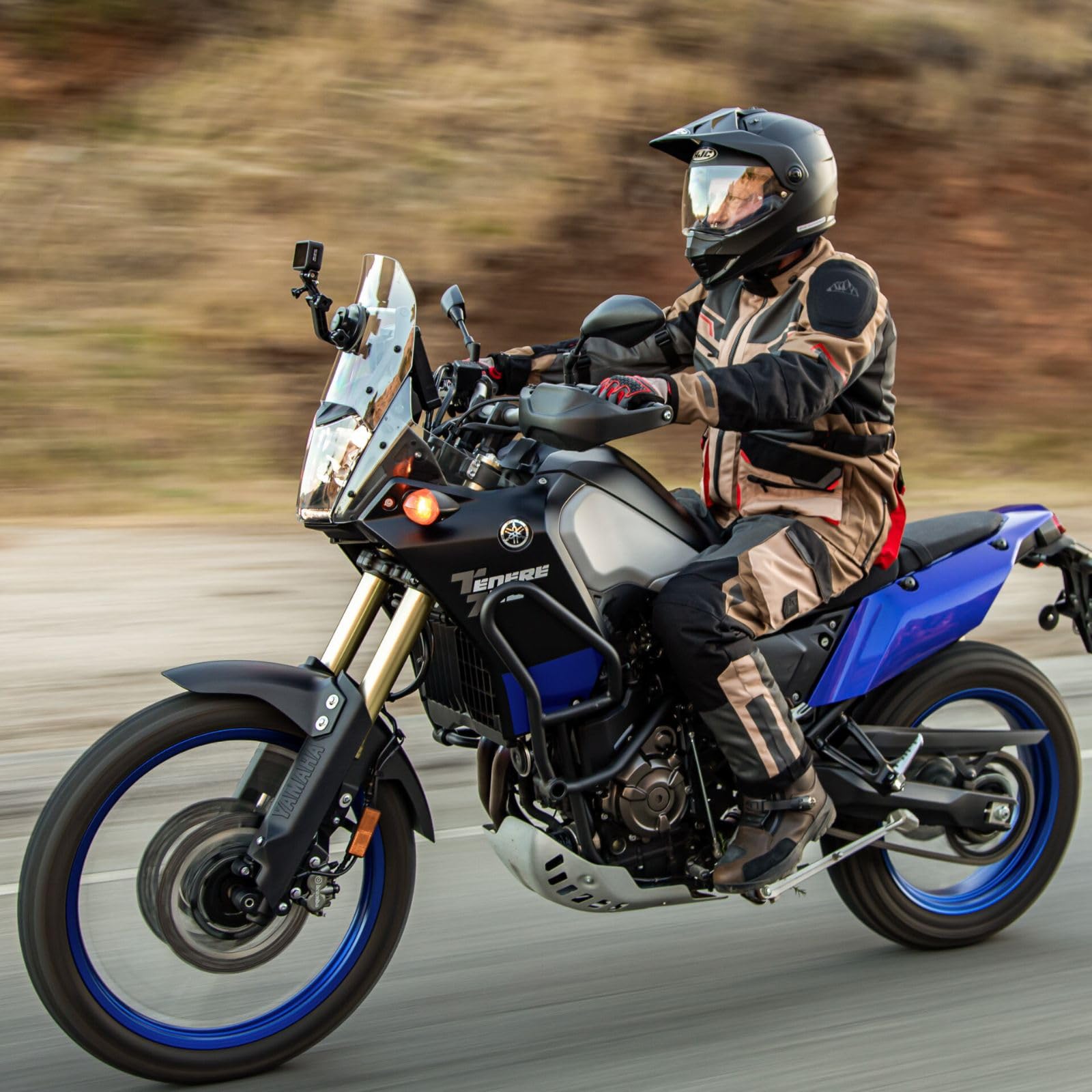Tourmaster Men's Ridgecrest Mesh Adventure Motorcycle Jacket - Breathable Protective Riding Gear for Summer & Long-Distance Tours | Perfect for Street Bikers & Adventure Riders