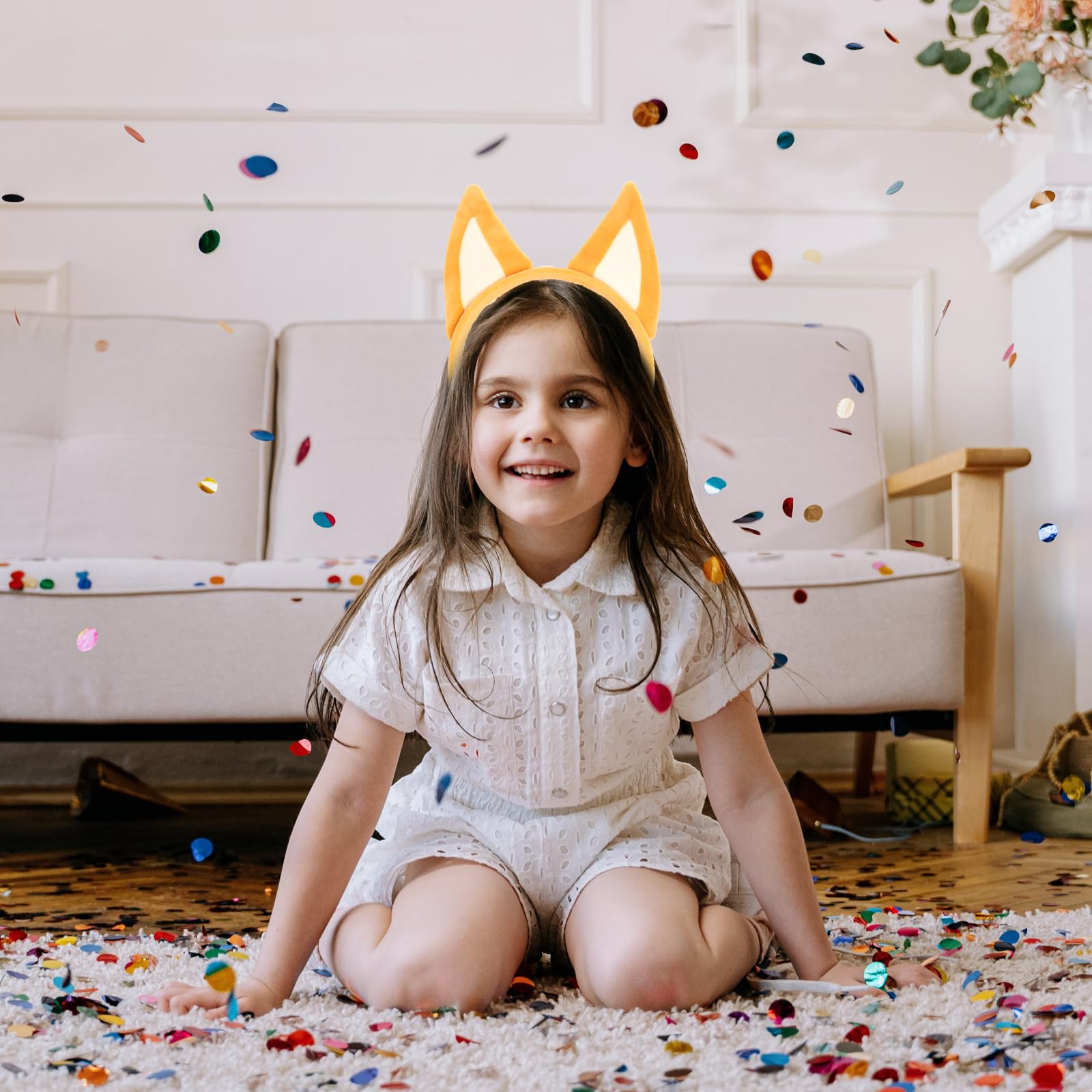 Blue Cat Ears Headband - Halloween Animal Cosplay Headwear for Adults & Kids, Birthday Party Accessories, Perfect for Costume Parties & Cosplay Events
