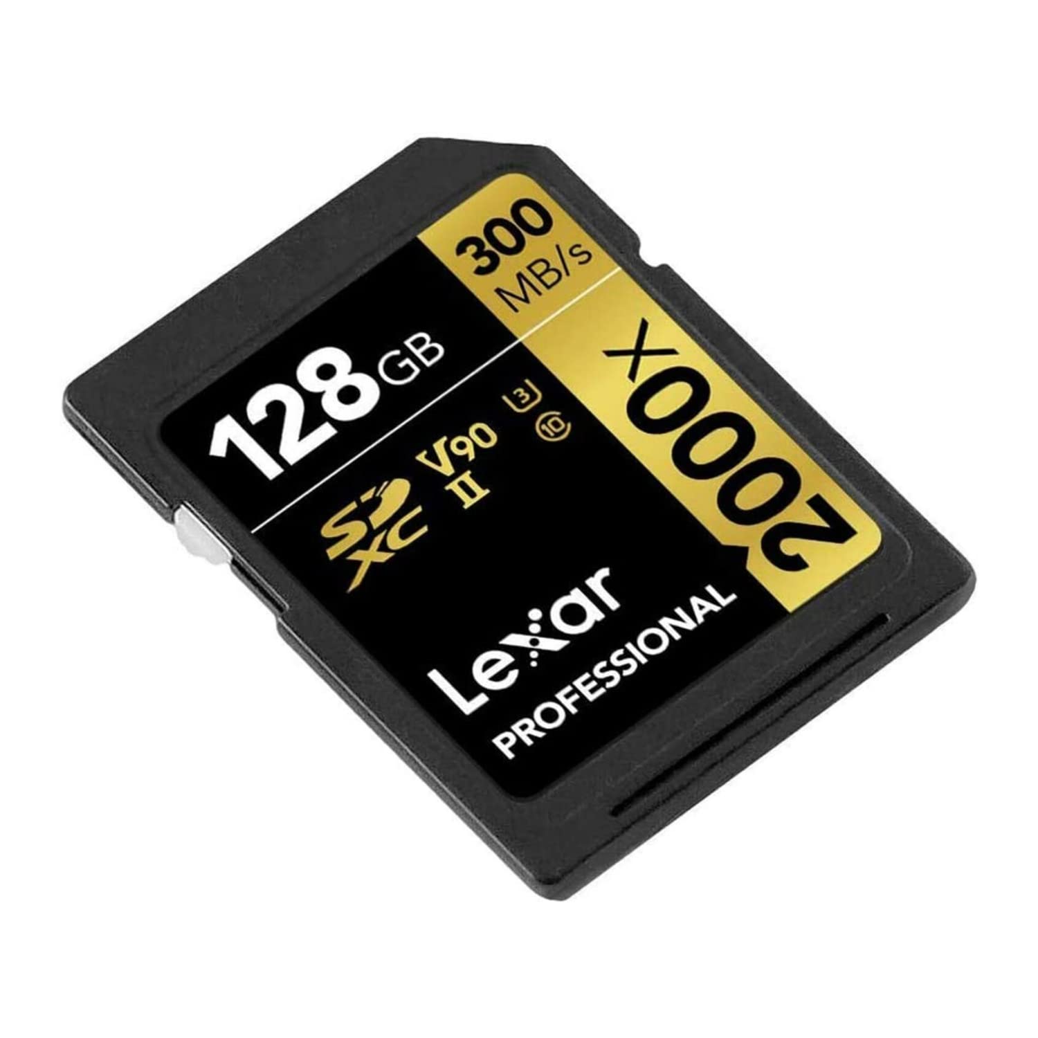 Lexar Pro 2000x 128GB SD UHS-II Memory Card (2-Pack) - High Speed for 4K Video & Burst Mode Photography - Perfect for DSLR Cameras, Drones & Action Cameras