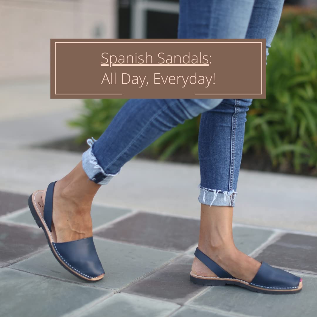 Women's Classic Flat Sandals - Soft Leather Peep Toe Dressy & Casual Slip-On Shoes | Perfect for Summer Outfits, Beach Vacations & Everyday Wear