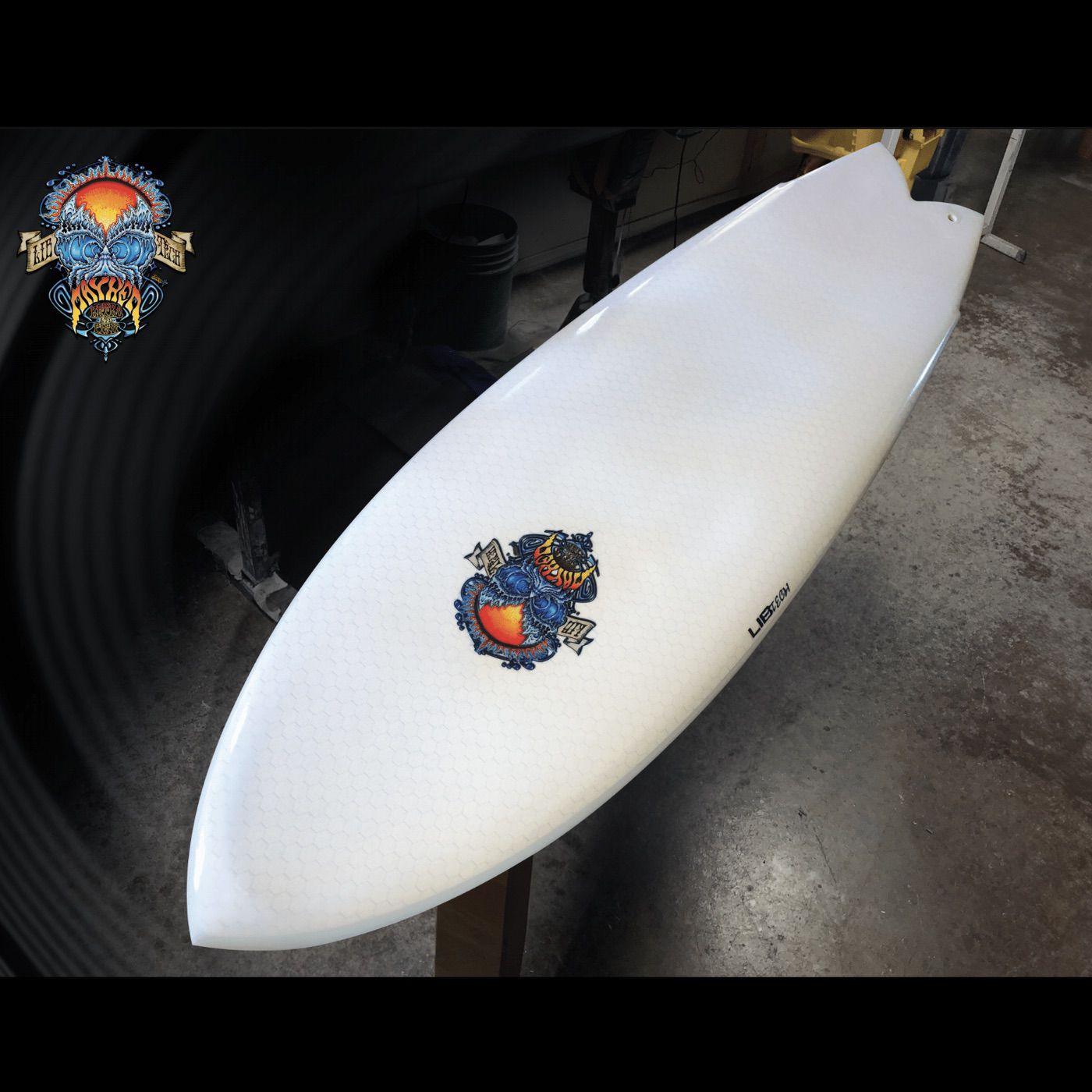 Libtech Lost RNF Retro Fish 5'9 Surfboard - FCSII Fin System Compatible - Perfect for Small Waves & Retro Surfing Style