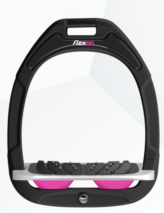 Flex On Green Composite Stirrup Irons - Lightweight & Durable Equestrian Stirrups for Horse Riding - Perfect for Trail Riding, Dressage & Jumping