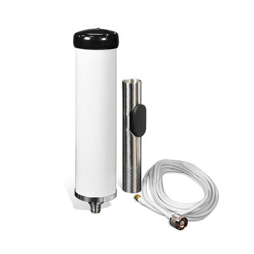 Wilson Electronics 9.88-inch 4G LTE Wide Band Omni-Directional Marine Antenna with SMA Male Connector - Perfect for Boats, Yachts & Marine Applications