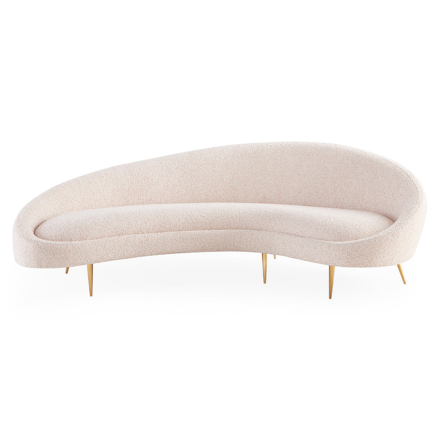 Ether 94 Curved Sofa - Modern Sectional Couch for Living Room, Lounge & Office - Comfortable L-Shaped Sofa Bed with Premium Fabric