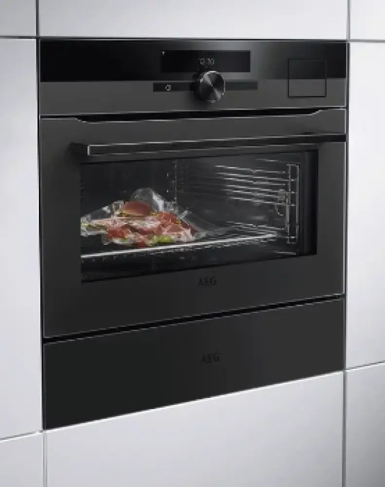 AEG KDK911423T PrecisionVac™ Vacuum Sealer Drawer - Matte Black | Compact Appliance for Food Preservation | Perfect for Kitchen, Sous Vide & Meal Prep Storage