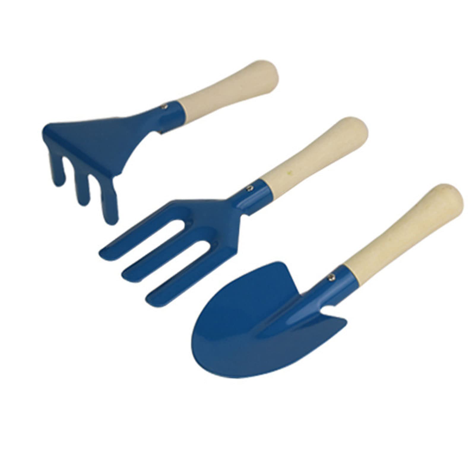 FRAHS 3-Piece Garden Tool Set - Heavy Duty Gardening Supplies, Portable Multi-Function Hand Tools for Outdoor Gardening - Perfect Gardening Gifts for Home, Yard & Landscaping Projects