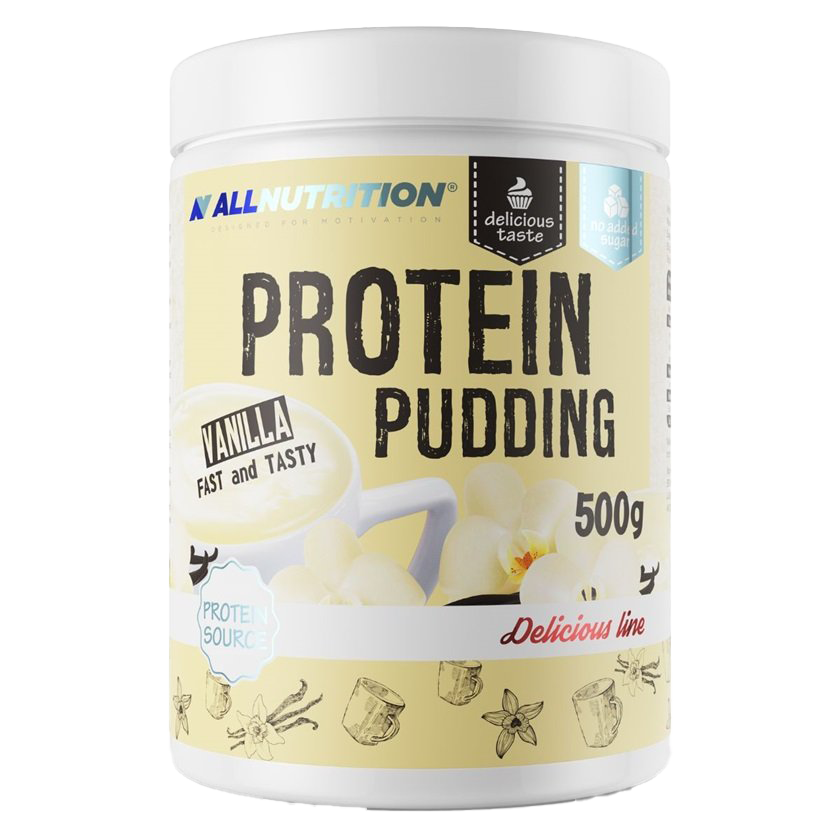 Allnutrition Protein Pudding 500g - High Protein Dessert for Muscle Recovery & Weight Management | Perfect Post-Workout Snack & Healthy Meal Replacement