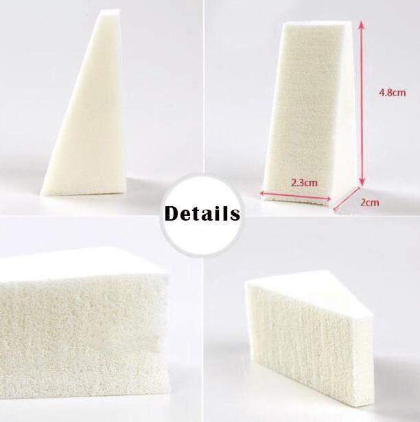 10pcs Nail Art Triangle Sponges for Ombre & Gradient Designs - Professional Manicure & Pedicure Tools for Salon & Home Use