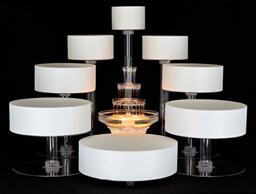 8-Tier Elegant Wedding Cake Stand (Style R800) - Perfect for Weddings, Anniversaries, and Special Events