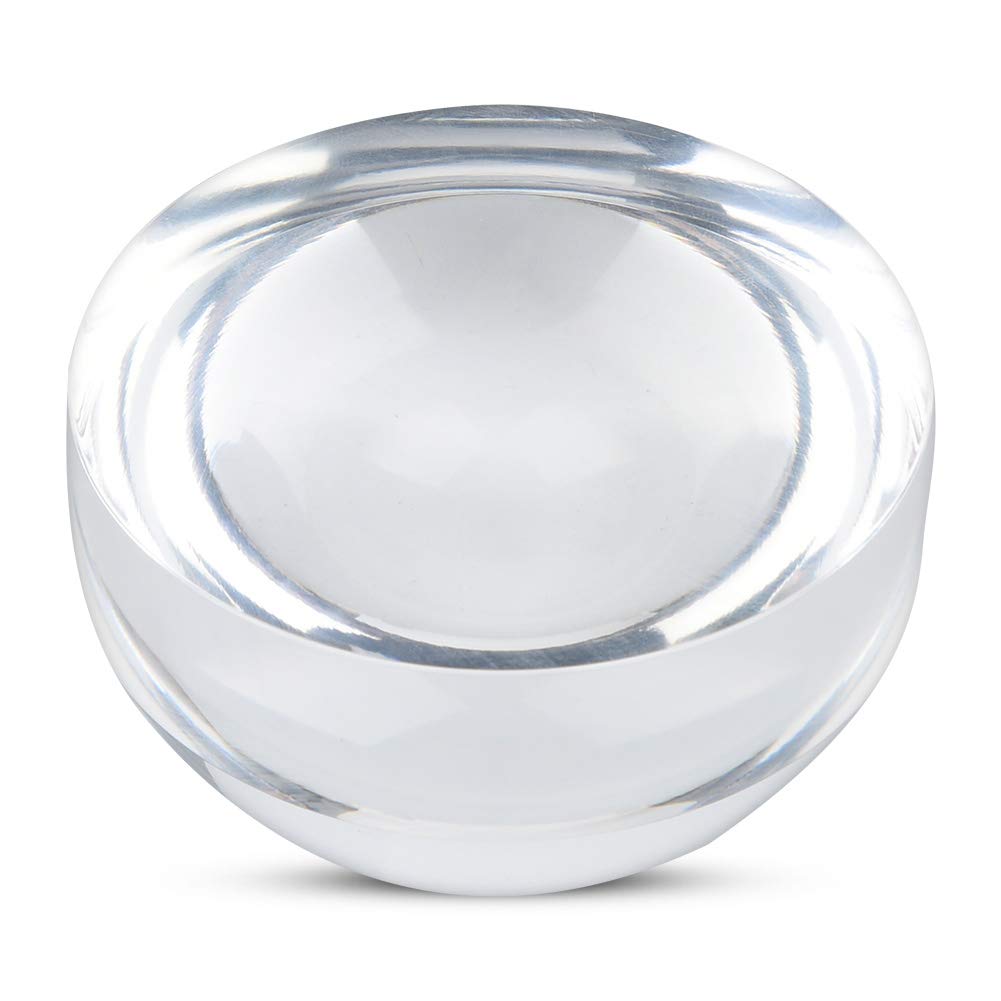 Portable Optical Dome Magnifier for Reading & Science Experiments - Concave Hemispheric Lens for Shopping, Books & Home Use - Perfect for Seniors, Students & Hobbyists - Enhance Reading, Jewelry Inspection & Stamp Collecting