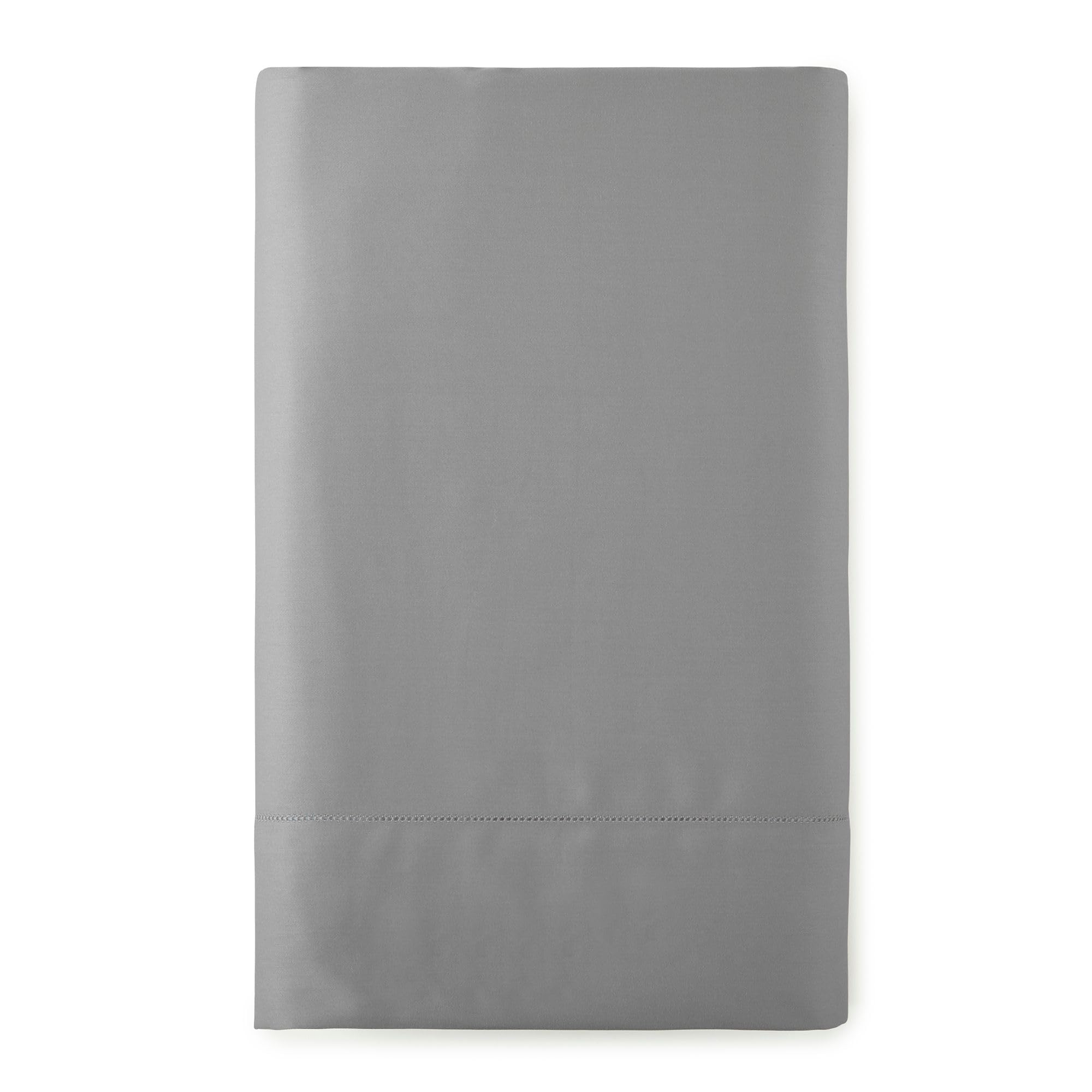 Peacock Alley Clara Luxury Sateen Sheet Set - 100% Long Staple Cotton 320 Thread Count - Soft Smooth All Season Bedding - King Size Dark Grey - Perfect for Master Bedroom & Guest Room Comfort
