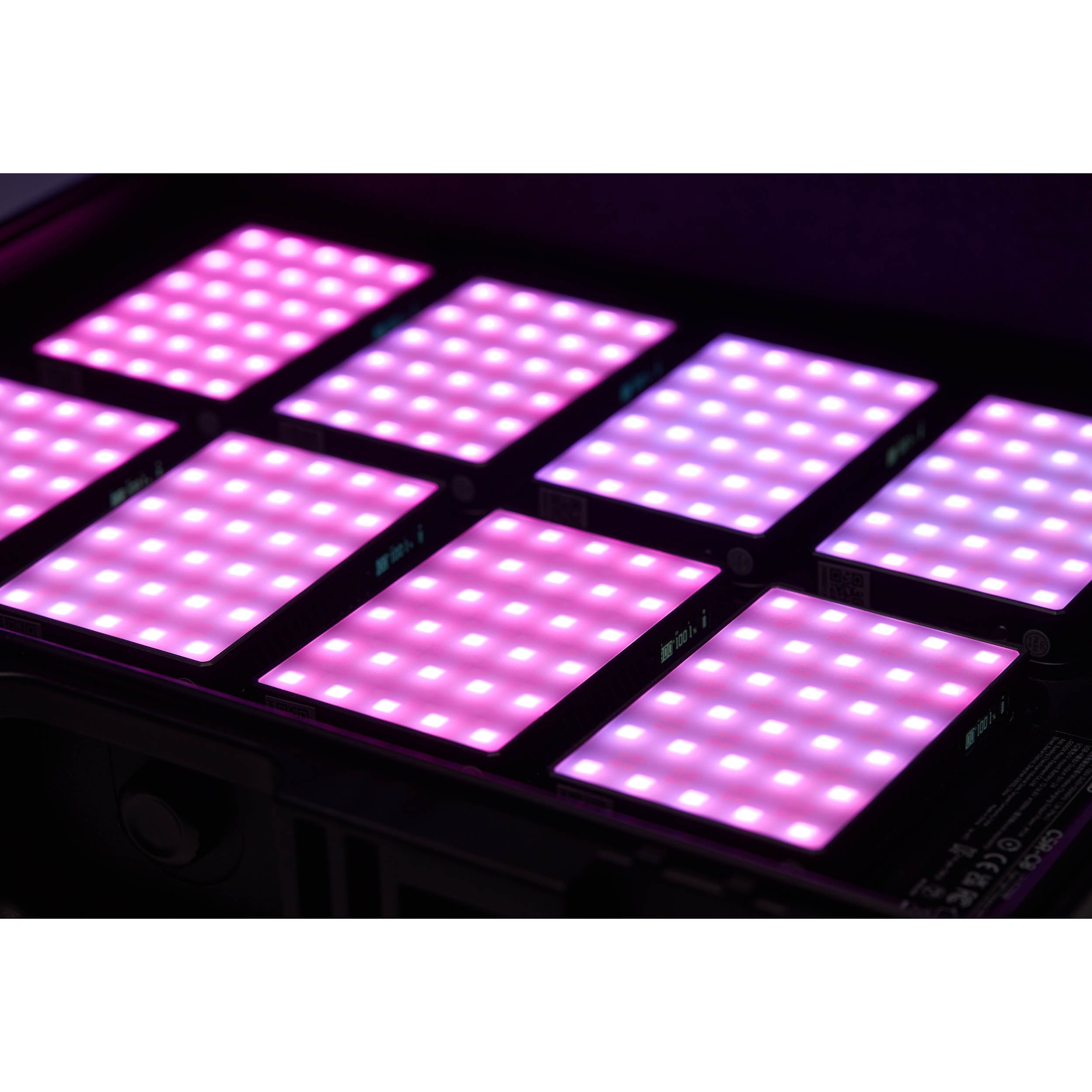 KNOWLED C5R K8 Compact 8-Light RGBWW LED Panel Kit - Portable & Creative Lighting for Photography, Events, and Home Decor