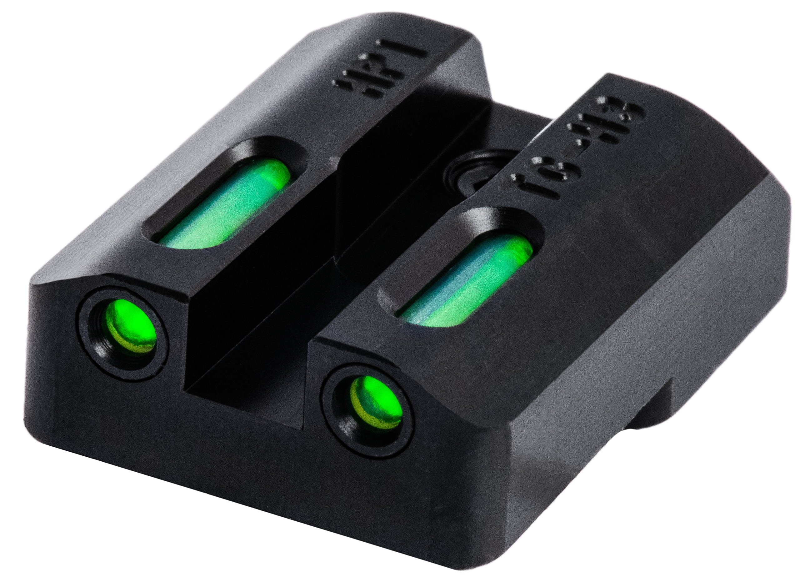 TRUGLO TFX Handgun Sight - Durable Shock-Resistant Compact Tritium & Fiber-Optic Sight for Pistols | Bright Day/Night Visibility for Home Defense & Tactical Shooting
