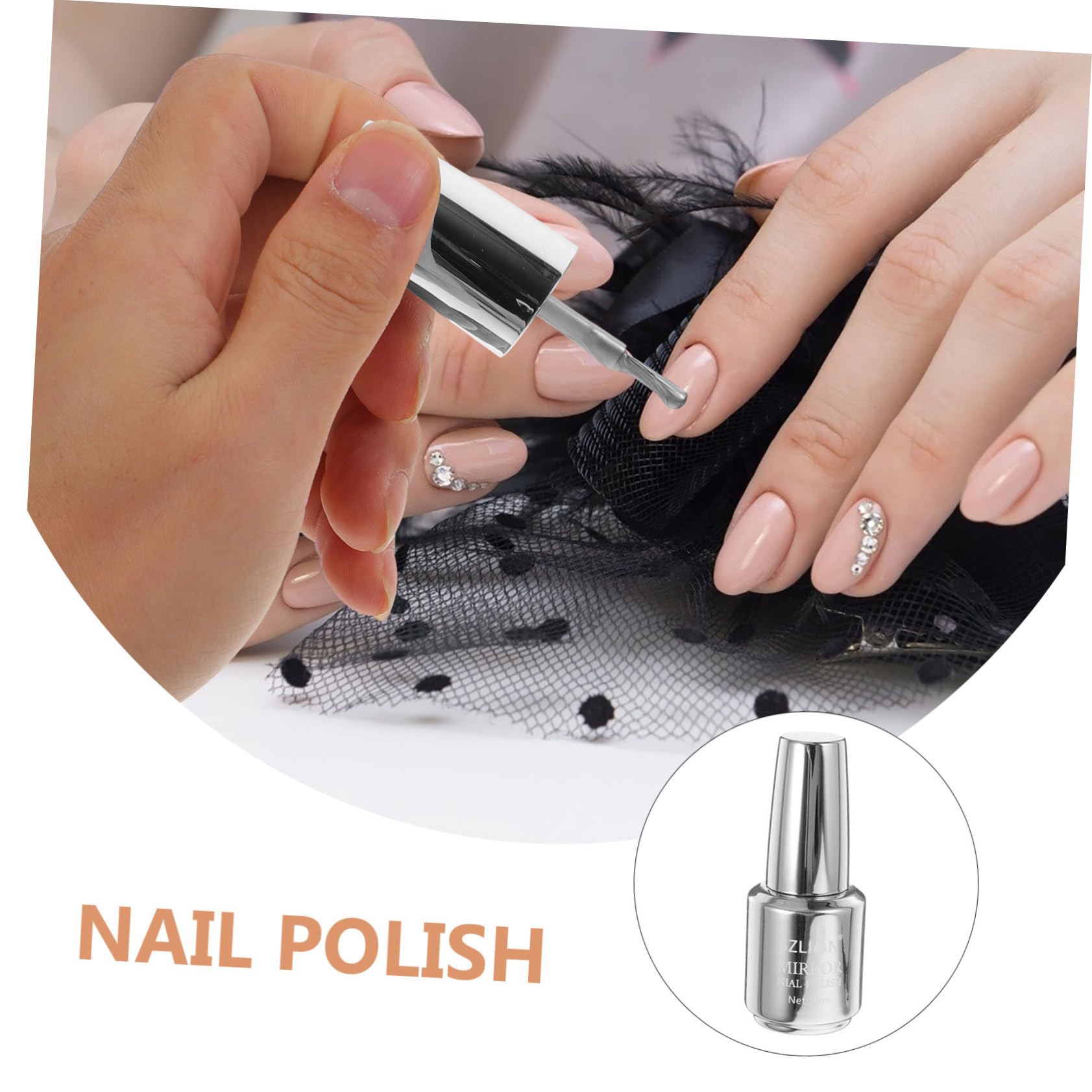 Minkissy Gel Nail Polish Kit - Mirror Shine Luminous Nail Varnish with Gold Foil, Quick Dry Manicure Set for Salon & Home Nail Art Decoration - Perfect for Parties, Weddings & Special Occasions