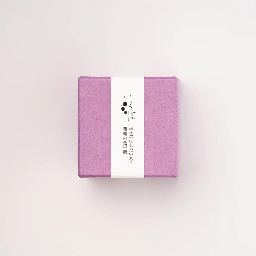 Irohaya Konpeito Grape Flavor Traditional Japanese Sugar Candy 40g - Authentic Japanese Grape Flavored Star Candy for Gifts, Parties & Tea Time Snacks