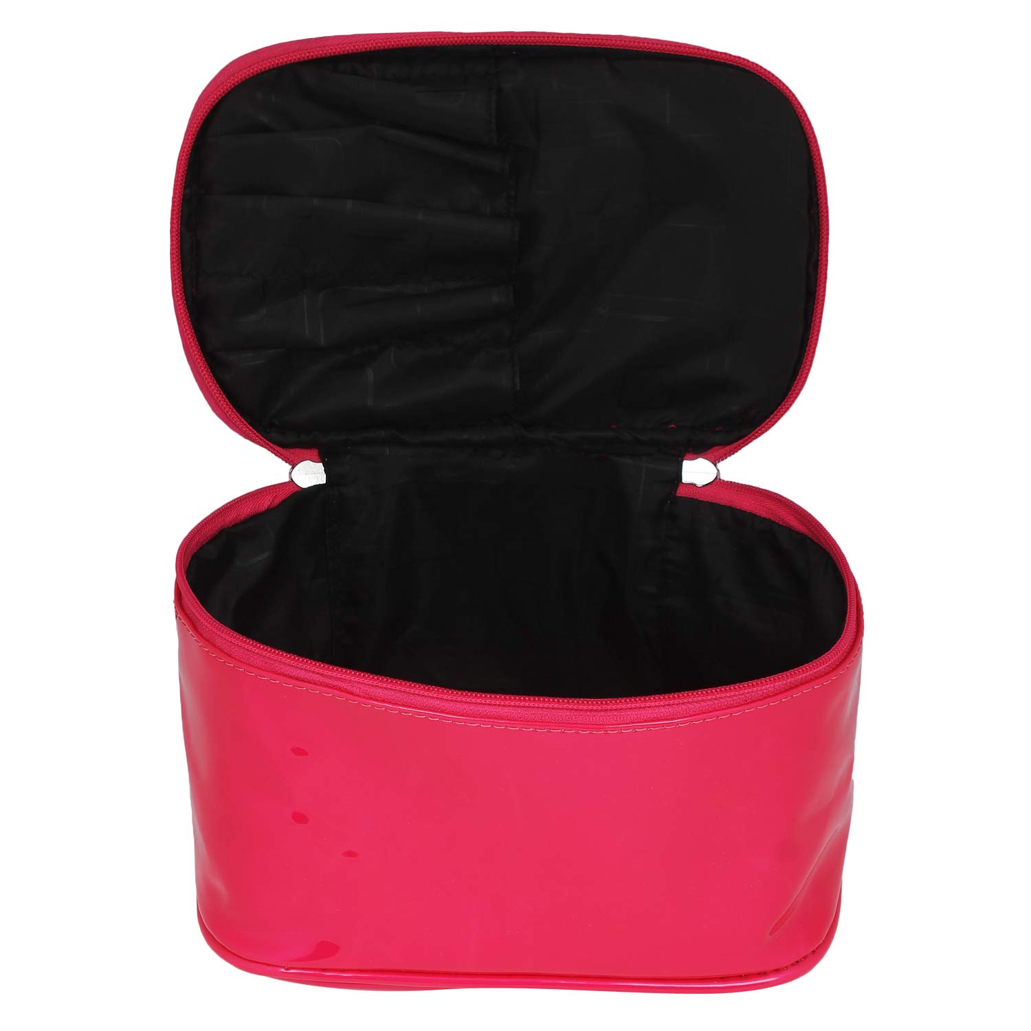 Fclues STORE Multifunctional Travel Cosmetic Bag - Pink Makeup Organizer Case for Women | Portable Grooming Kit Storage | Perfect for Airplane, Vacation & Daily Use