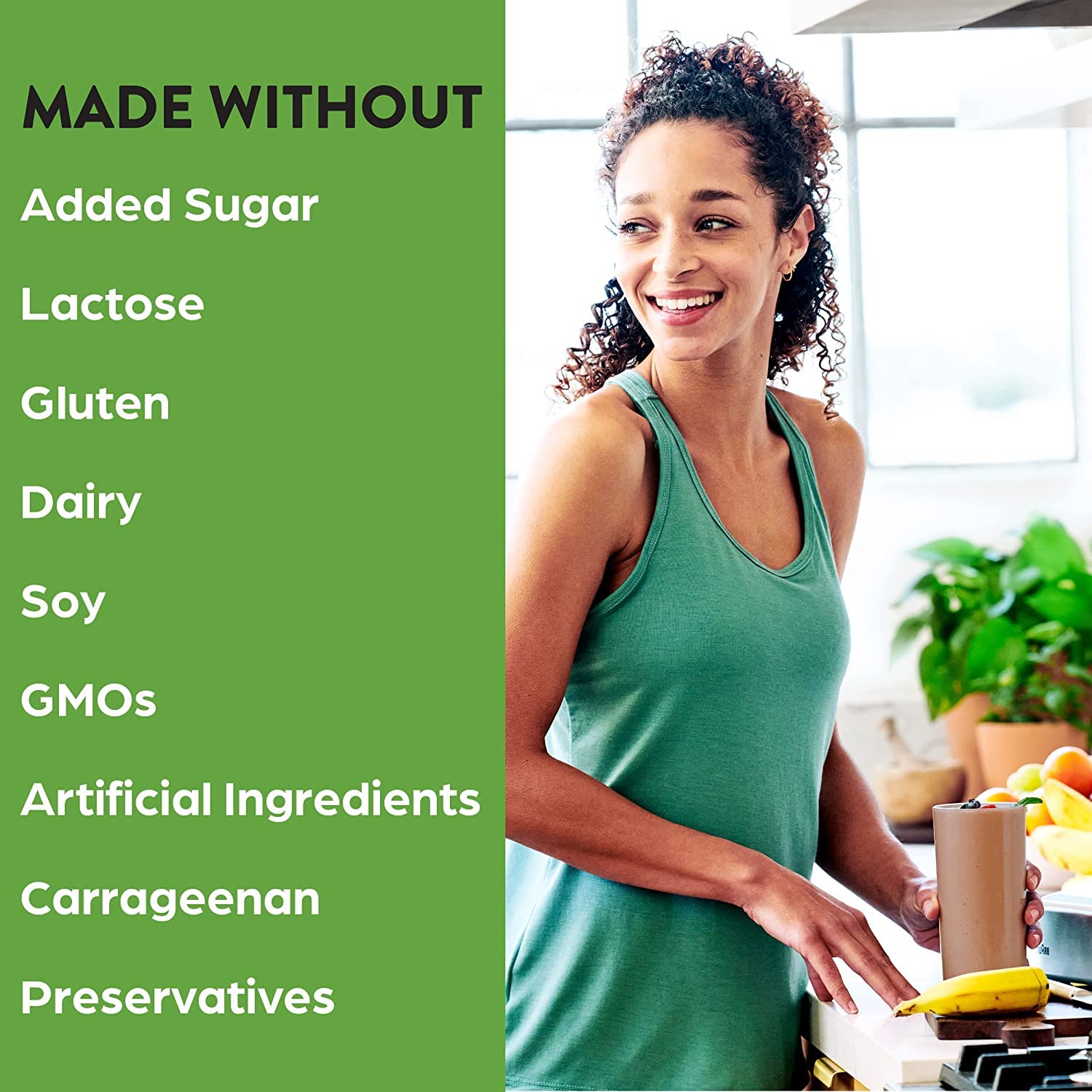 Orgain Organic Vegan Protein Powder & Superfood Greens Blend - Plant-Based Protein & Nutrient-Rich Superfoods for Smoothies, Shakes & Healthy Lifestyle (Vanilla, 2.03lb)