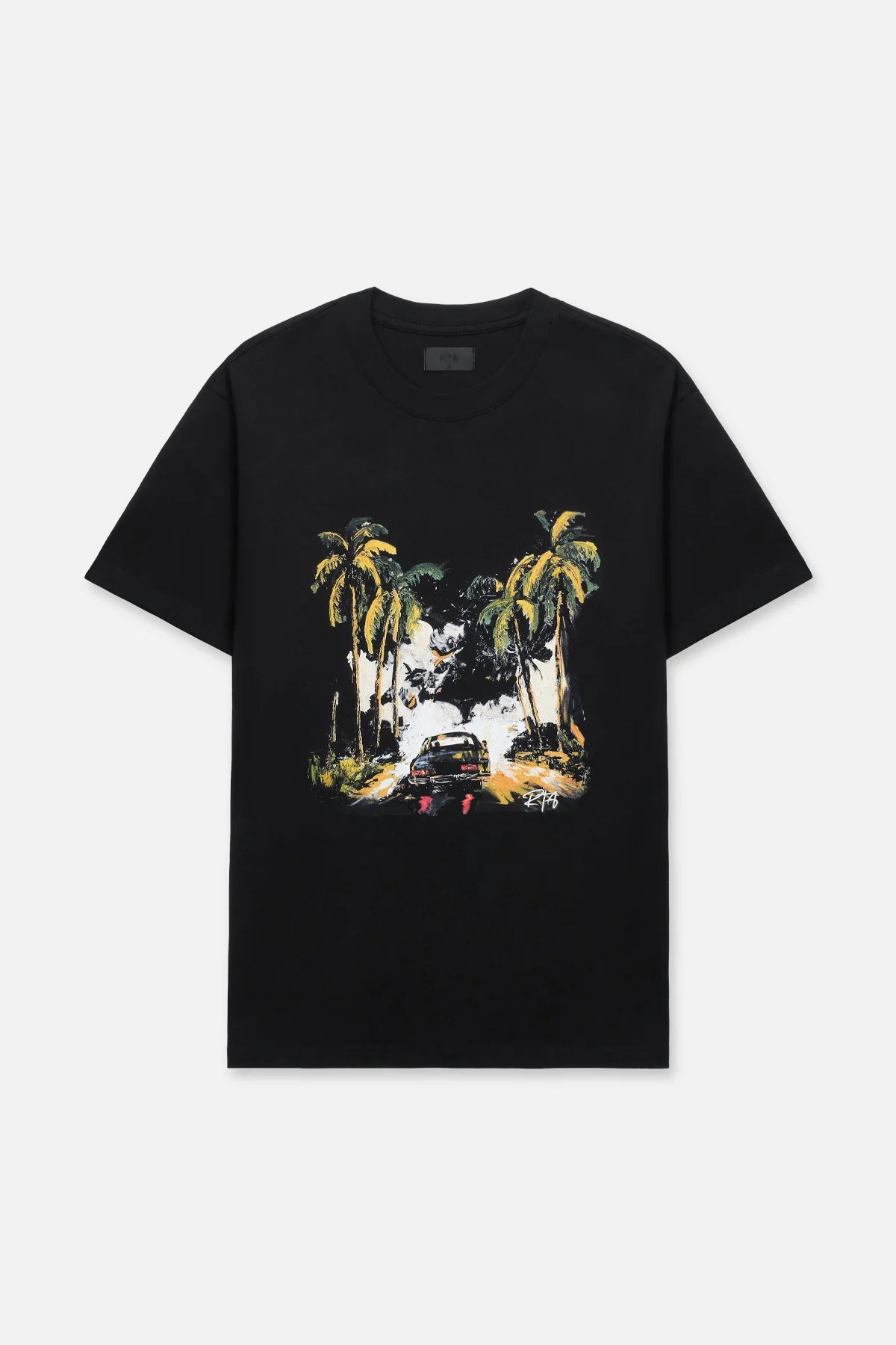 RTA Colin Black Car Rebel T-Shirt - Stylish Graphic Tee for Men - Perfect for Casual Wear, Street Fashion & Car Enthusiasts
