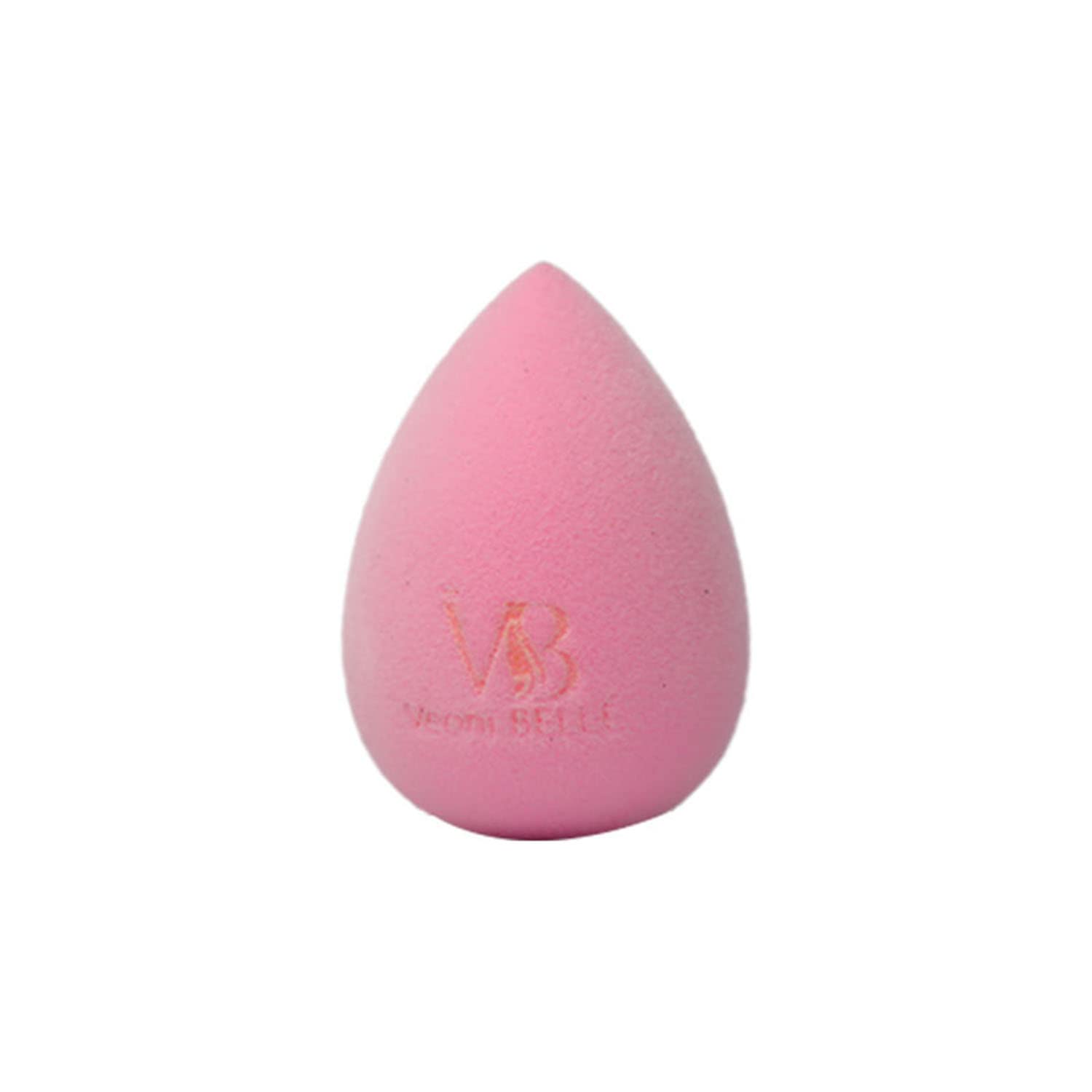 Veoni Belle Velvet Microfiber Beauty Blender - Super Soft Pink Makeup Sponge for Flawless Foundation & Concealer Application - Perfect for Everyday Makeup & Professional Use