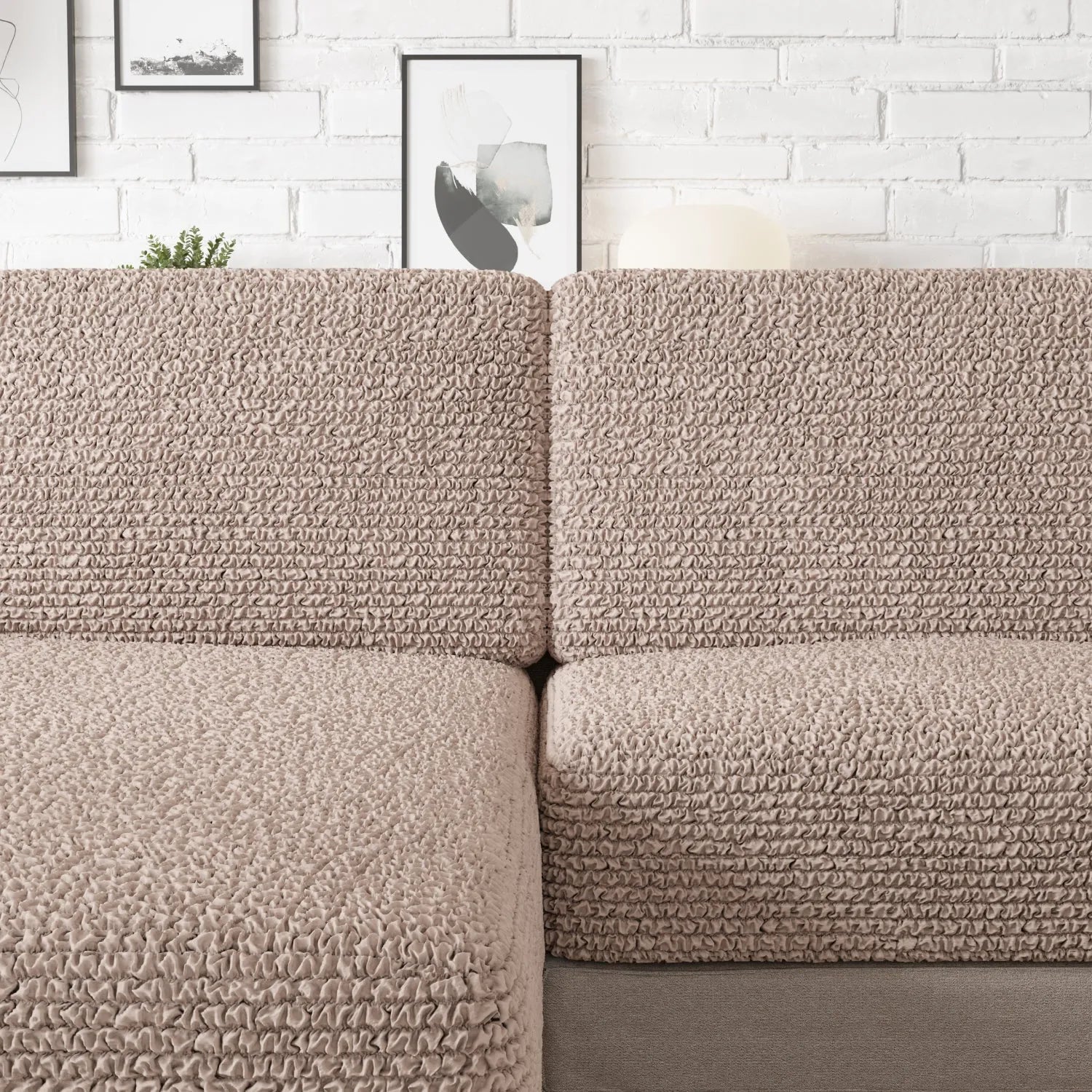 Premium Microfiber Chaise Lounge Seat Cushion Cover - Soft, Durable & Washable - Perfect for Living Room, Patio or Outdoor Furniture Protection