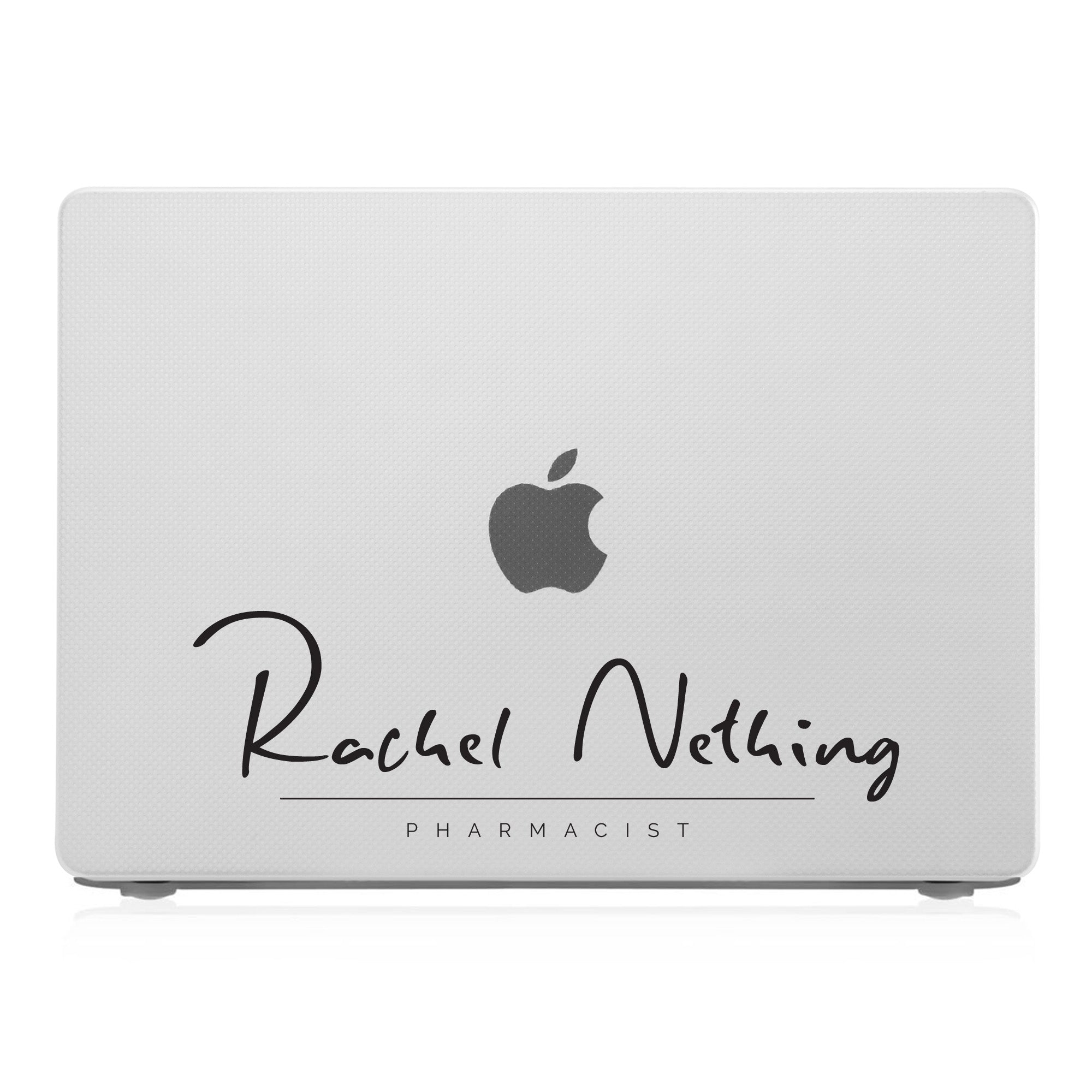Premium MacBook Case with Custom Name & Occupation Engraving - Stylish & Protective Laptop Cover for Work, School & Travel