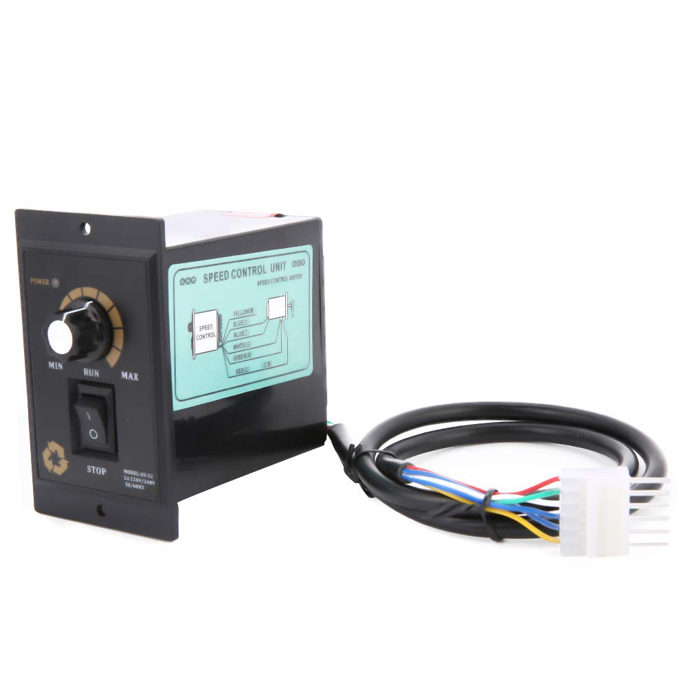 500W AC Motor Speed Controller 220V-240V, 50/60Hz, 300W-500W Adjustable Electric Motor Regulator for Fans, Pumps, Conveyors & Power Tools - Home & Industrial Use