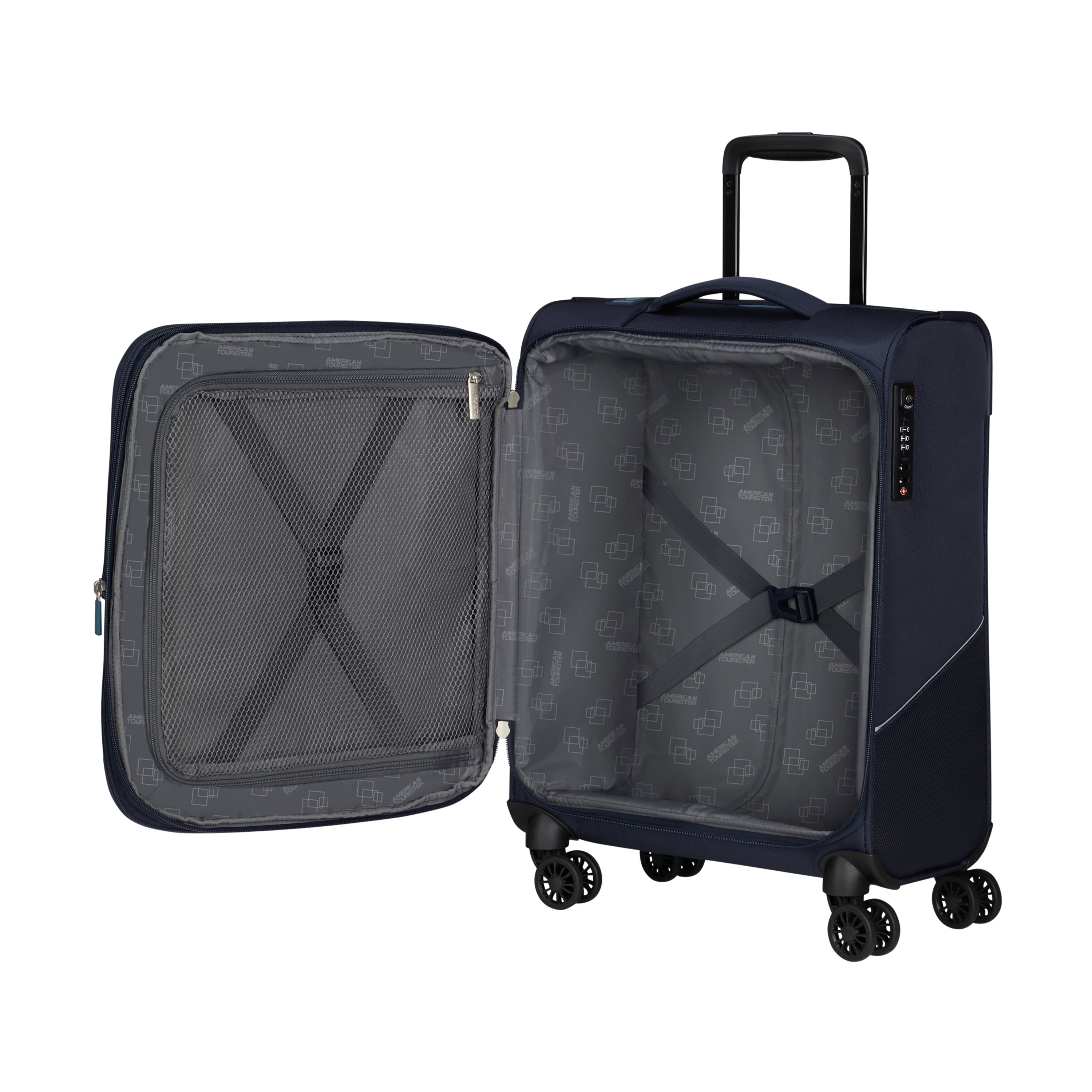 American Tourister Summerride Expandable Spinner Carry On Luggage - Lightweight 20