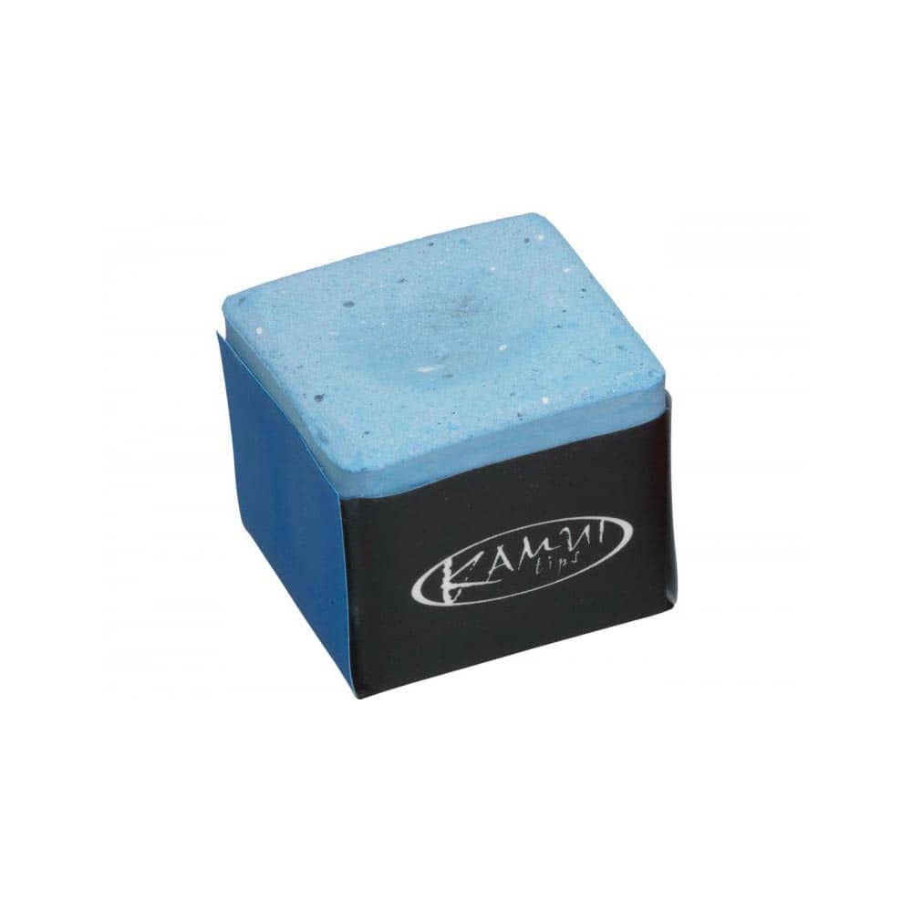 Kamui Chalk 1.21 - Premium Blue Billiard Chalk (1 Piece) for Smooth Cue Tip Grip & Enhanced Pool Game Performance | Perfect for Professional & Home Pool Tables