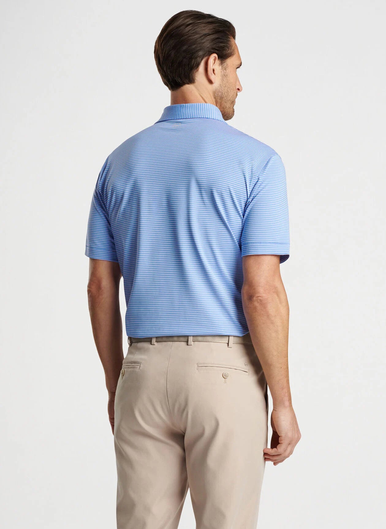 Peter Millar Men's Performance Mesh Short Sleeve Polo Shirt - Breathable, Moisture-Wicking Golf & Casual Wear for Summer