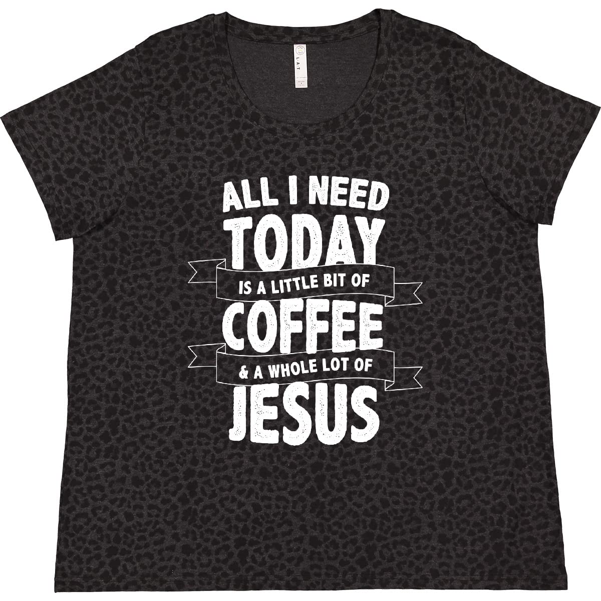 Inktastic Women's Plus Size Coffee Lover Graphic T-Shirt - Funny Sarcastic Caffeine Tee for Casual Wear, Work, or Relaxing at Home