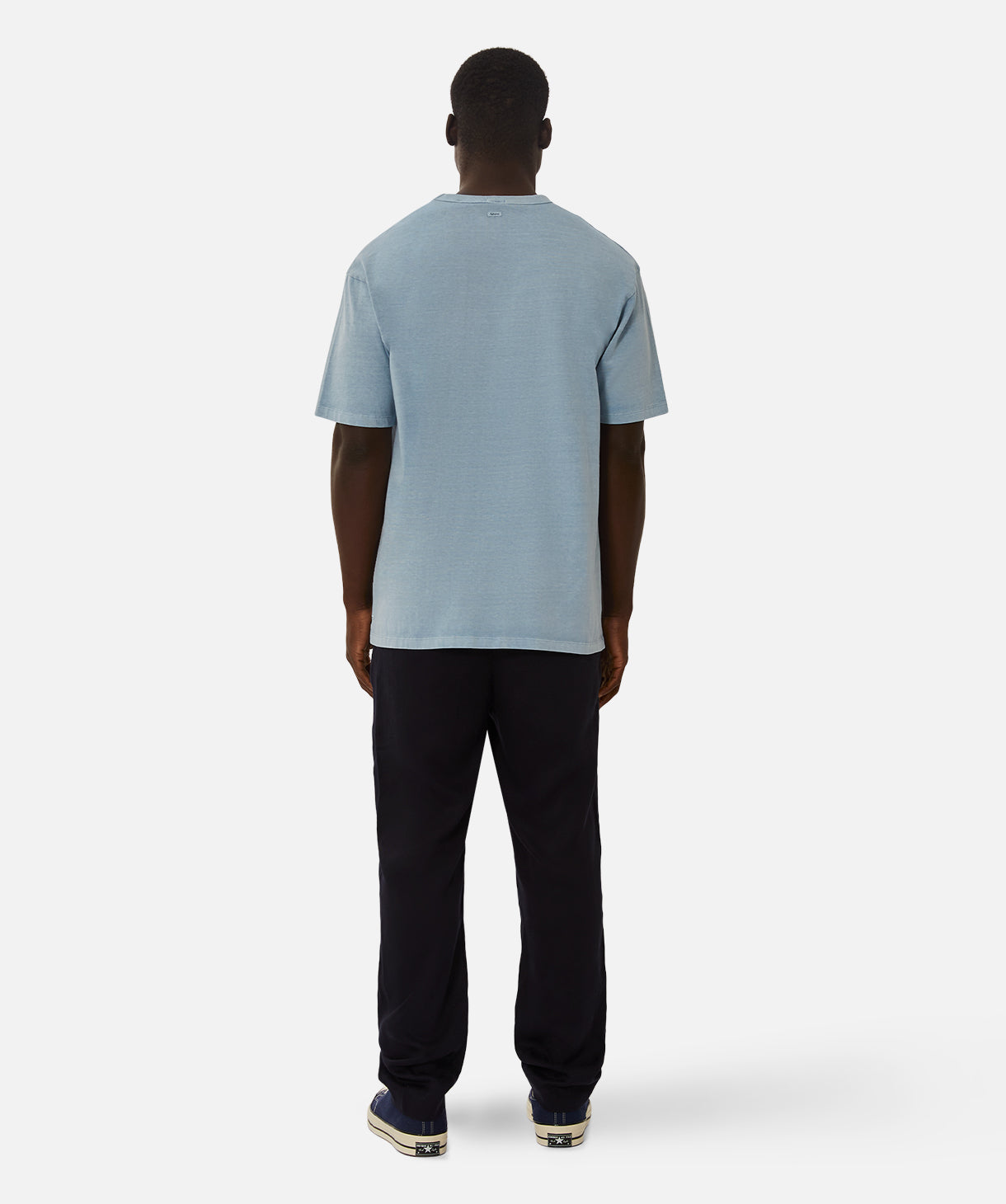 The Del Sur Tee - Soft French Blue Cotton T-Shirt for Men | Casual Wear, Everyday Comfort & Layering Essential