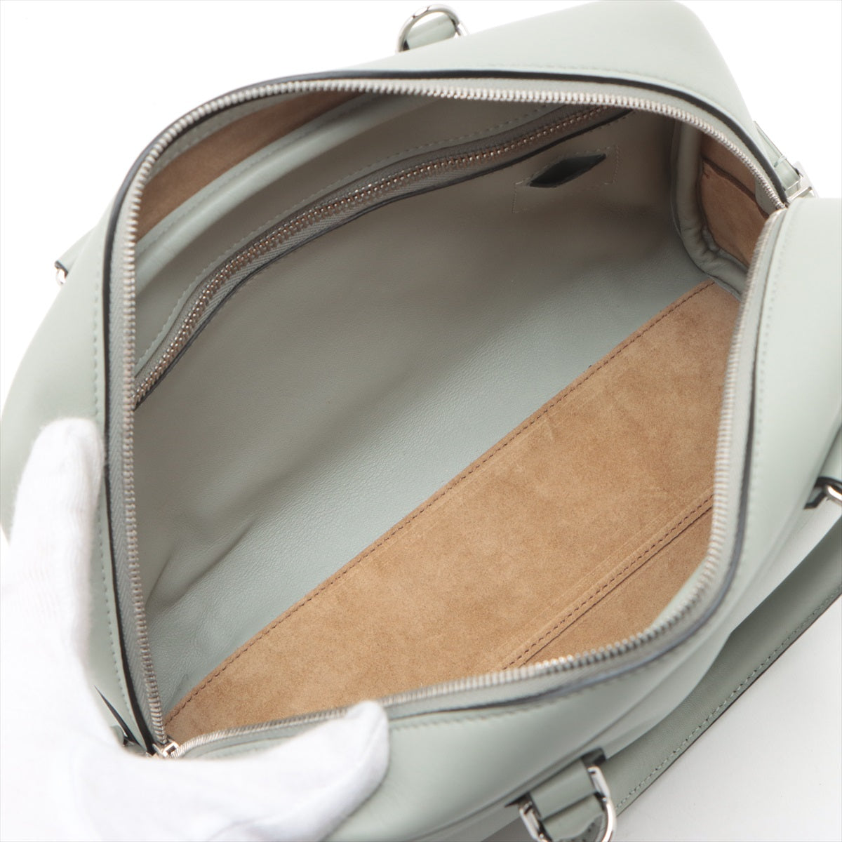 Loewe Amazona 23 Leather Two-Way Handbag in Sage Green - Premium Designer Tote for Women | Perfect for Work, Travel & Everyday Use (Preorder Available)