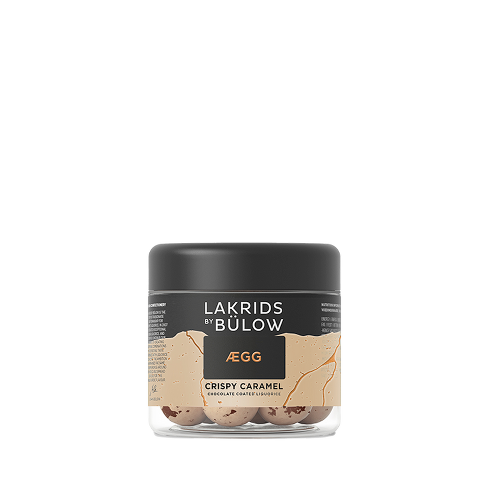 LAKRIDS BY BULOW Crispy Caramel Licorice Candy - Sweet & Salty Scandinavian Treat for Gifting, Snacking & Movie Nights