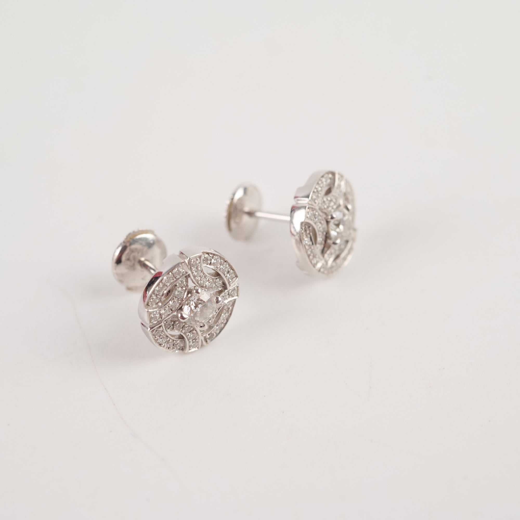 Cartier White Gold Diamond Earrings 0.19 Carat - Luxury Jewelry for Women, Perfect for Weddings, Anniversaries & Special Occasions