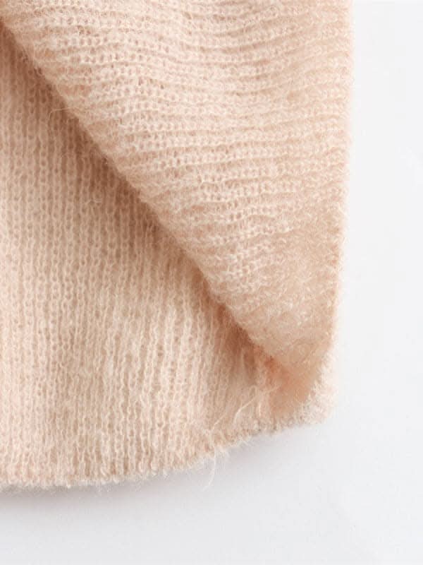 Elegant Knitted Bow Tie Cardigan for Women - Stylish Fall & Winter Layering Piece for Office, Date Night & Casual Outings