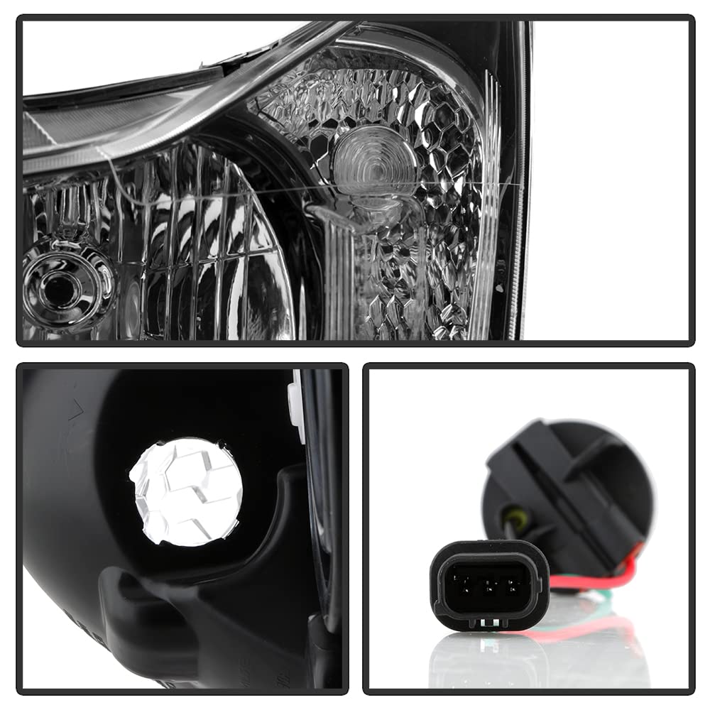 ACANII Black Housing Headlights for 2011-2015 Chevy Cruze - Replacement Headlamps Pair (Driver & Passenger Side) | Improved Night Visibility & Stylish Upgrade for Daily Commuting