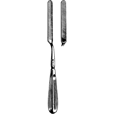 Bone File 9 - 40 9685 Surgical Instrument for Orthopedic, Dental & Veterinary Procedures | Precision Bone Shaping Tool for Medical Professionals
