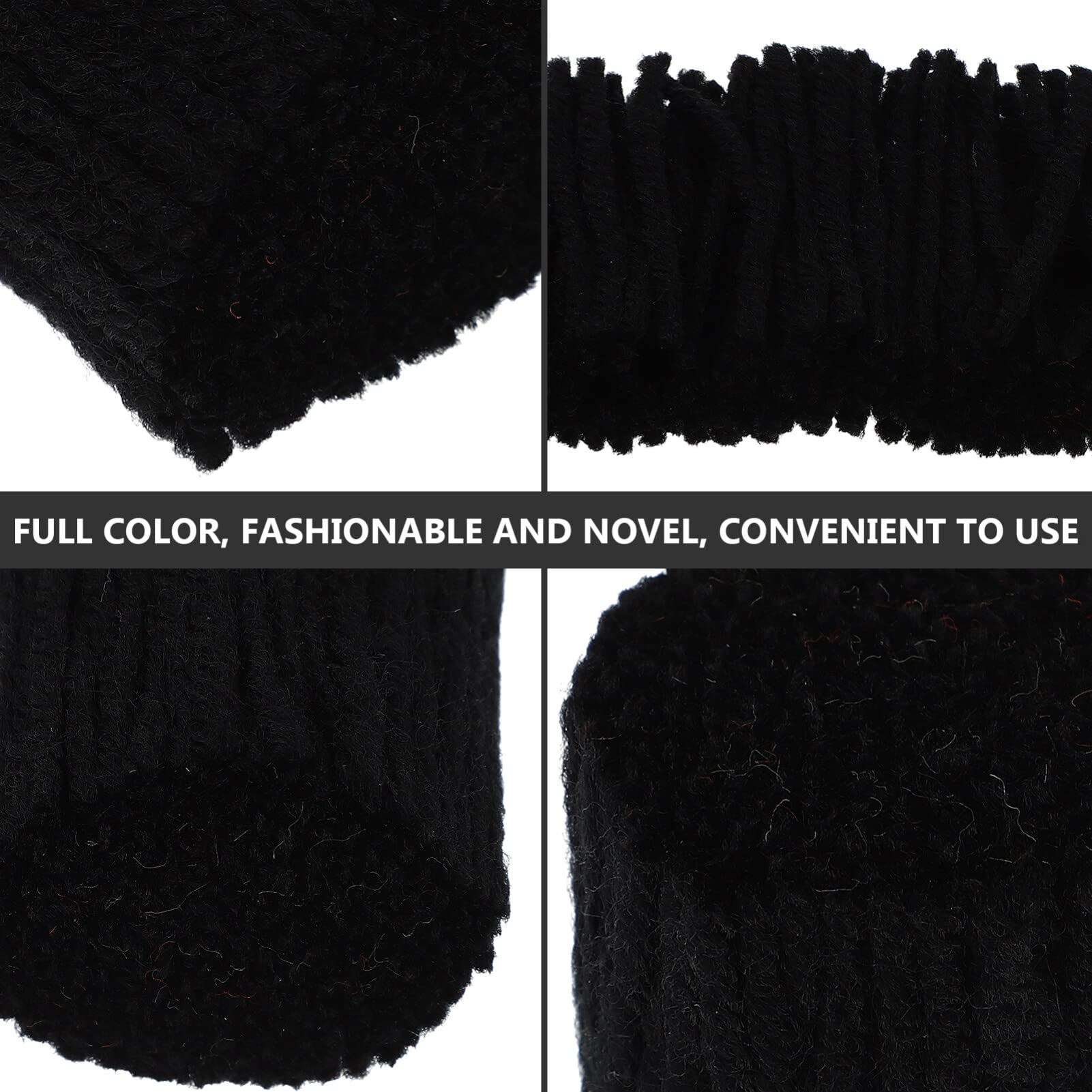 10 Rolls Black Latch Hook Rug Yarn Bundles - Precut Wool Yarn for DIY Handmade Crafts, Sewing & Knitting - Perfect for Rug Making, Home Decor & DIY Projects