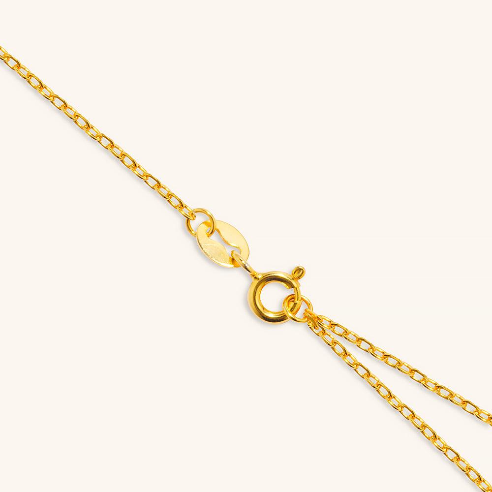 Golden Cross Pendant Necklace for Women & Men - 14K Gold Plated Religious Jewelry - Perfect for Church, Gifts & Everyday Wear