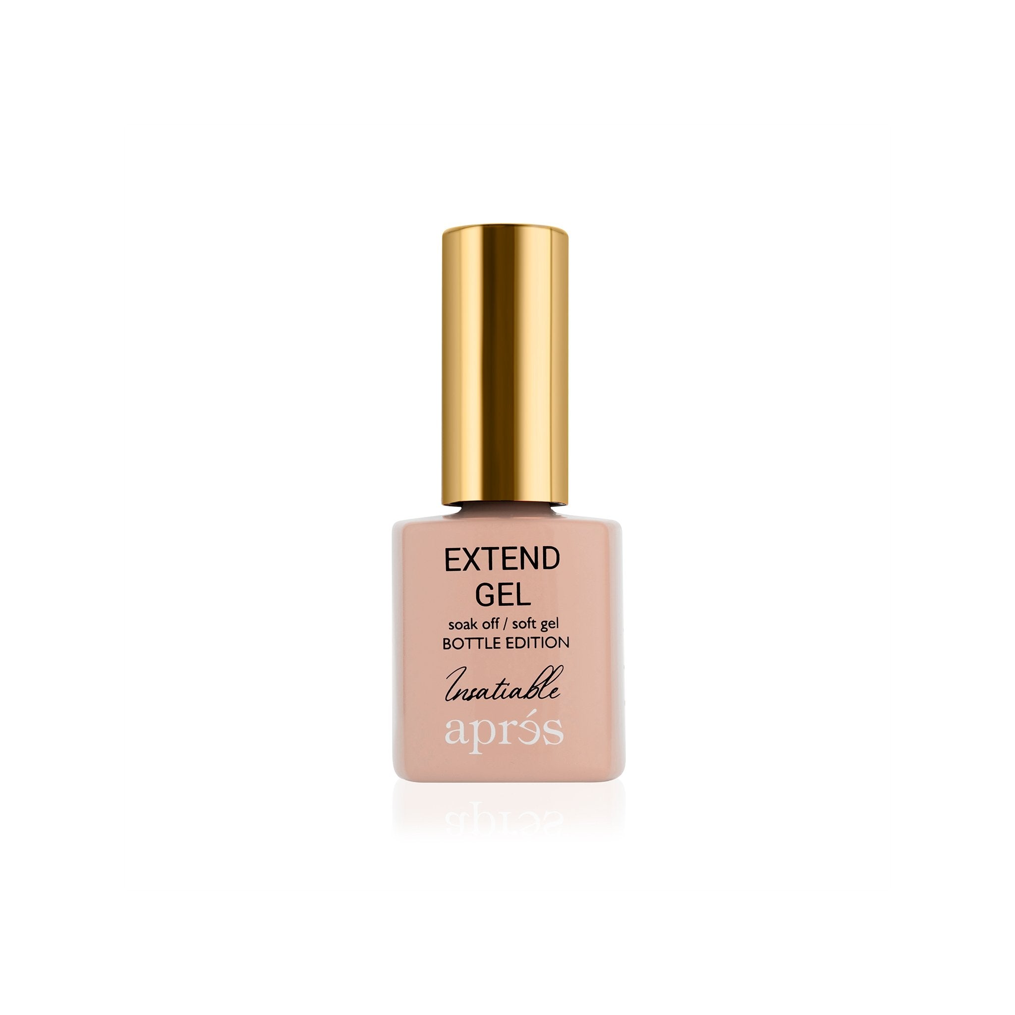 Apres Color Extend Gel Bottle Edition - Insatiable Long-Lasting Nail Polish for Professional Salon & DIY Manicures at Home | Perfect for Special Occasions, Weddings & Everyday Wear