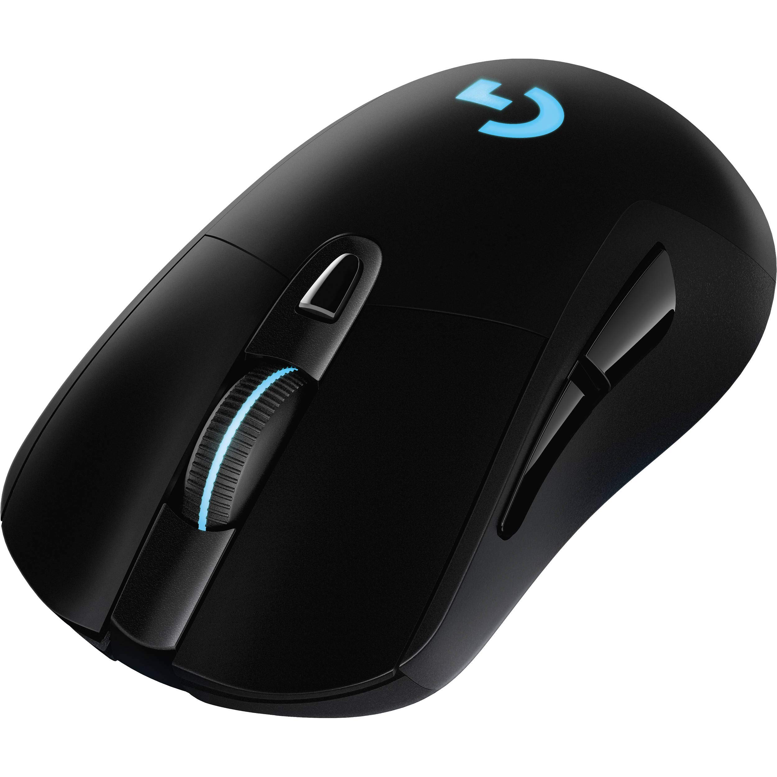 Logitech G703 Lightspeed Wireless Gaming Mouse - Compatible with POWERPLAY Wireless Charging, Ergonomic Design, 25K DPI Sensor - Perfect for PC, Mac, and Esports Gaming (Black)