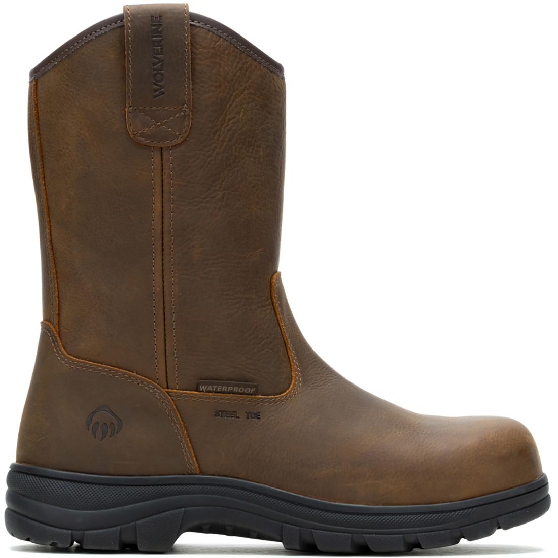 Carlsbad Waterproof Steel Toe Pull On Work Boot