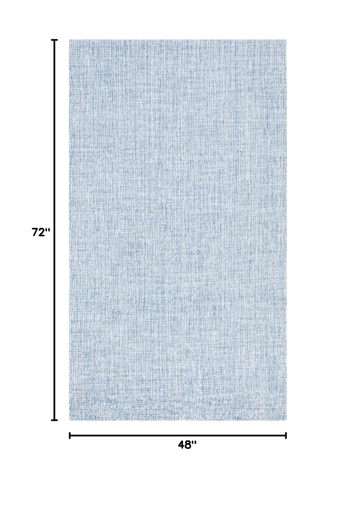 SAFAVIEH Handmade Jute Accent Rug 4' x 6' - Natural Fiber Collection, Dark Blue, Non-Slip & Durable for High Traffic Areas - Perfect for Entryway, Living Room, Bedroom Decor (NFB801N) | Eco-Friendly Home & Office Floor Mat