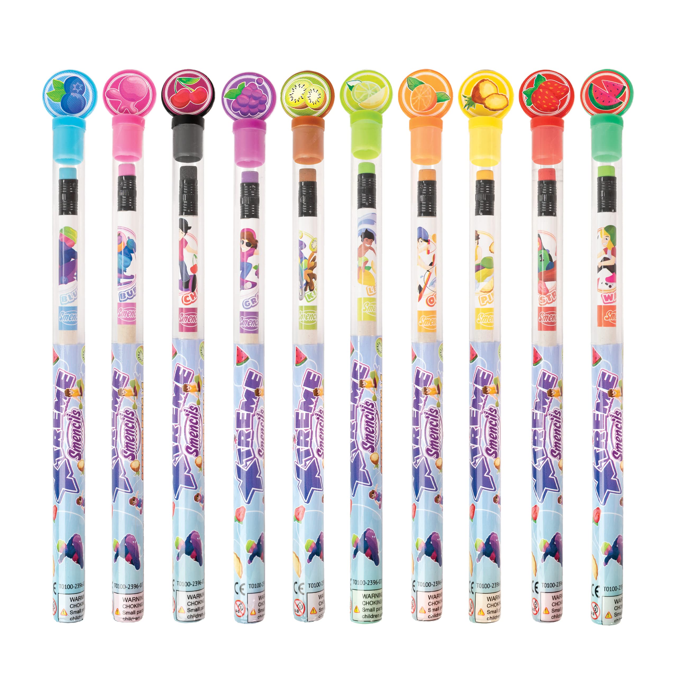 X-Treme Sports Smencils - Scented Pencils 5-Pack for Kids, School & Party Gifts