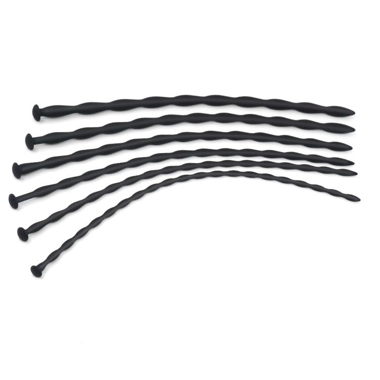 6 PCS Urethral Sounding Beads Set - Stainless Steel Urethral Dilator Plug for Men's Urinary Health & Sensual Pleasure - Perfect for Medical Use & Adult Play