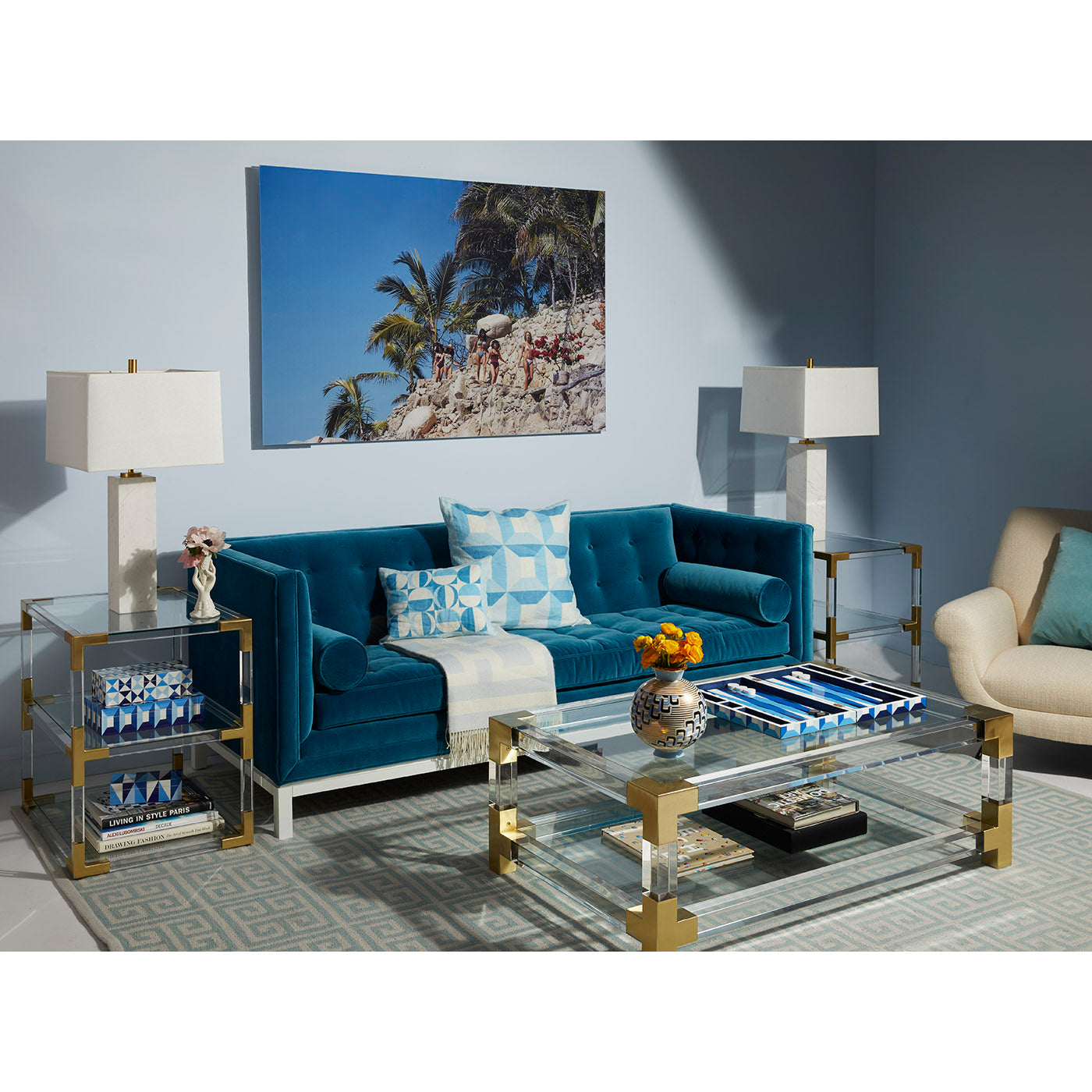 Lampert Sofa 2 - Modern Sectional Couch for Living Room, Comfortable Fabric Sofa Set with Reversible Chaise - Perfect for Small Spaces, Apartments & Home Theater Seating